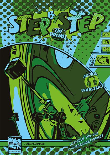 Vorderes Coverbild Step by Step on Drums