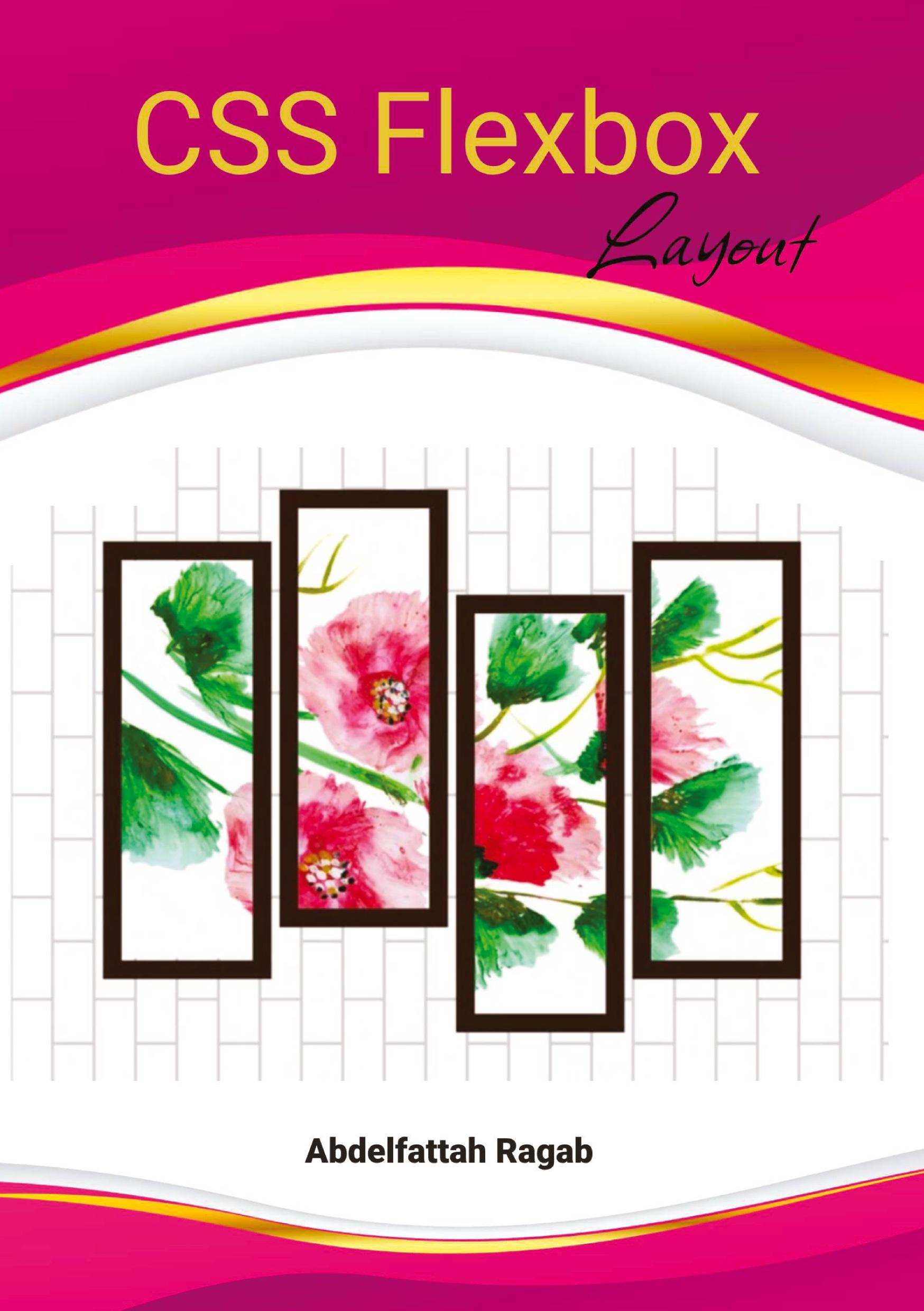 Vorderes Coverbild CSS Flexbox Layout