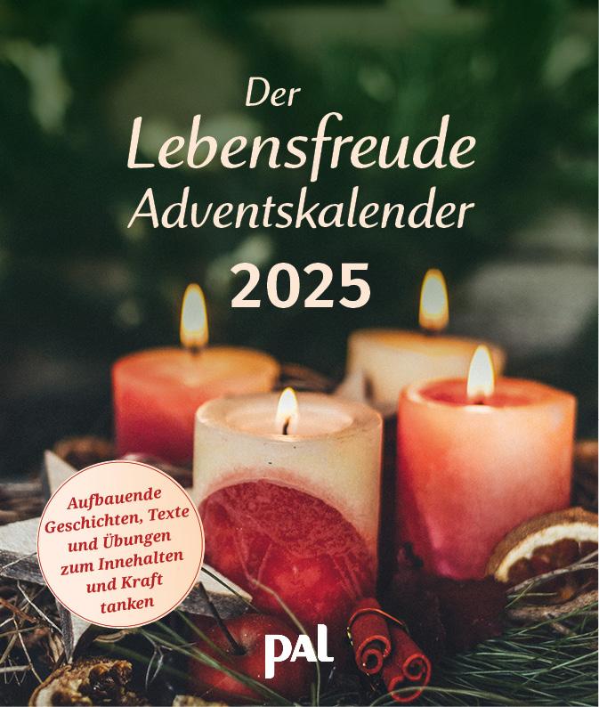 Vorderes Coverbild Der Lebensfreude-Adventskalender 2025