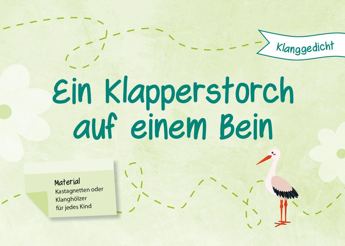 Beispielinhalt (Bild) Die Kita-Jahreszeiten-Karten: 32 Klanggedichte für den Frühling