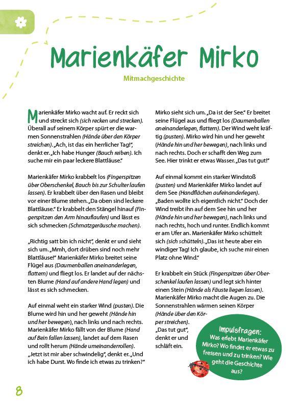 Beispielinhalt (Bild) Das Kita-Jahreszeitenbuch: Geschichten zum Erleben