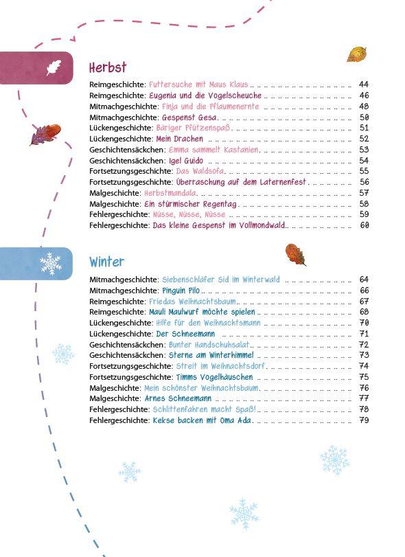 Beispielinhalt (Bild) Das Kita-Jahreszeitenbuch: Geschichten zum Erleben