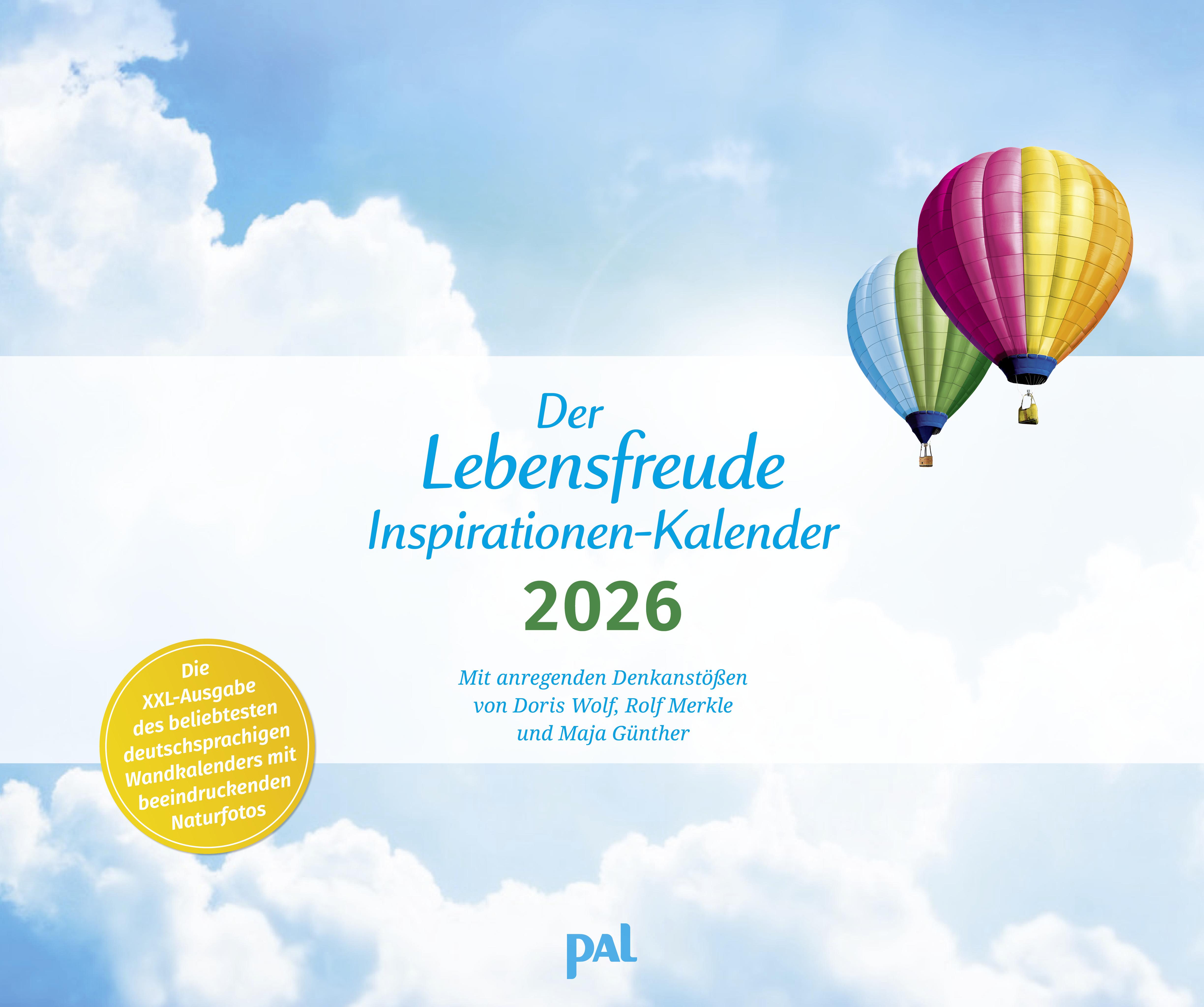 Vorderes Coverbild Der Lebensfreude-Inspirationen-Kalender 2026