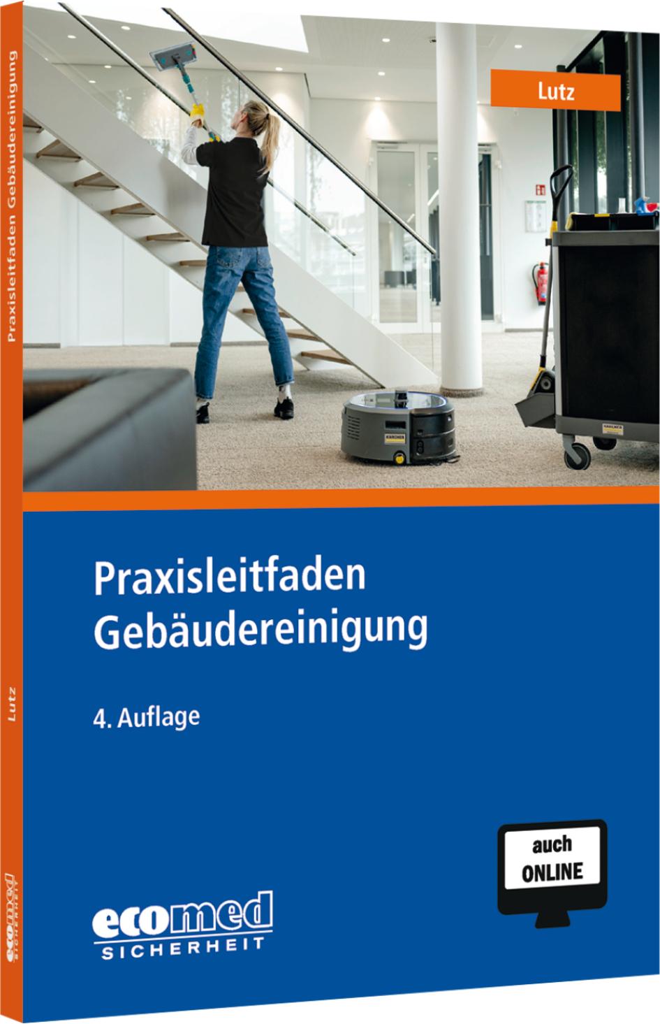 Vorderes Coverbild Praxisleitfaden Gebäudereinigung
