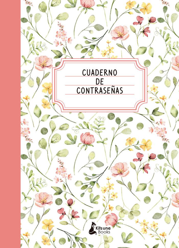 Vorderes Coverbild Cuaderno de Contraseñas de Kitsune Rosa -Z