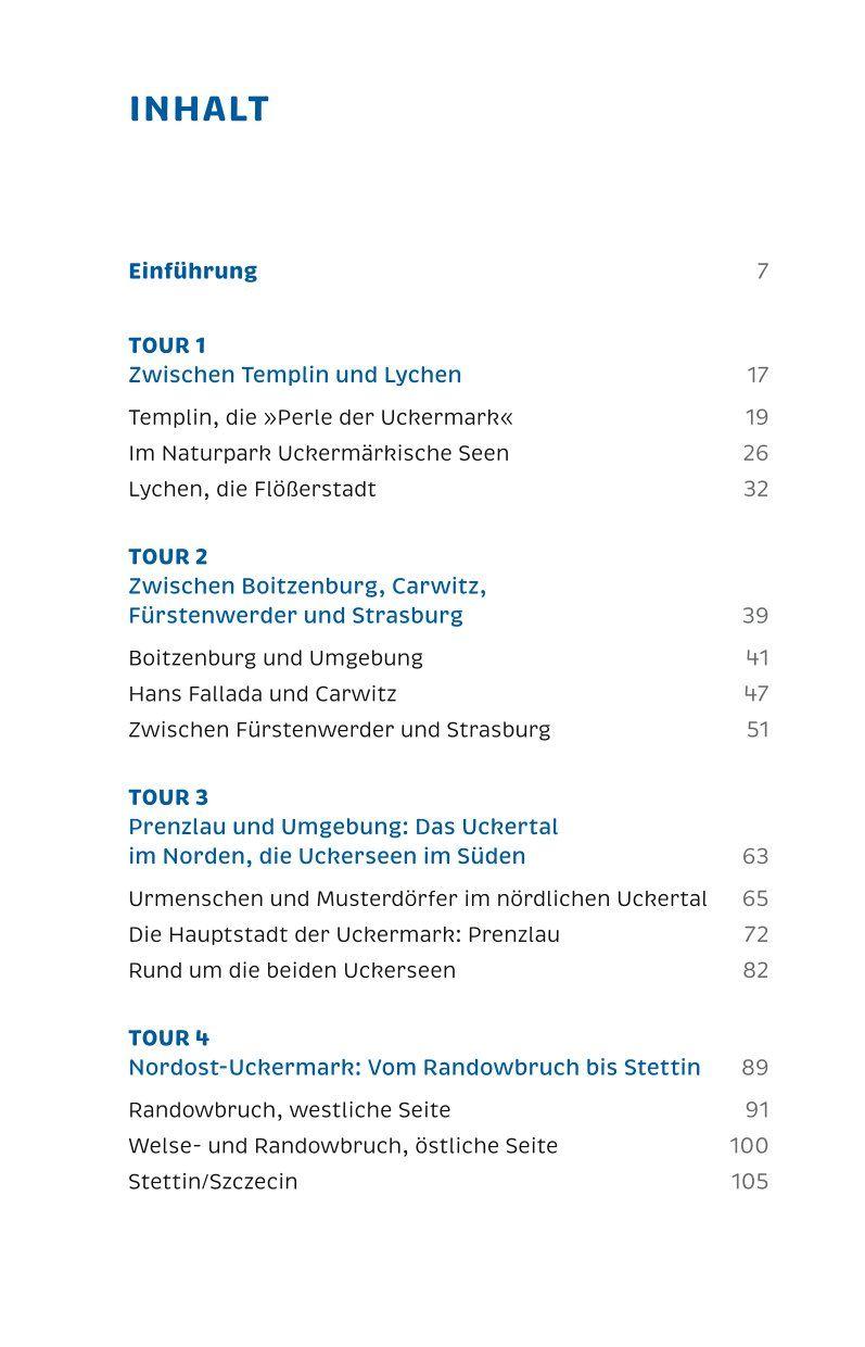 Beispielinhalt (Bild) Die Uckermark entdecken