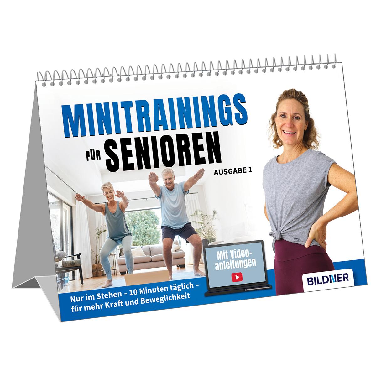 Vorderes Coverbild Minitrainings für Senioren - Videoanleitungen zum Mitmachen