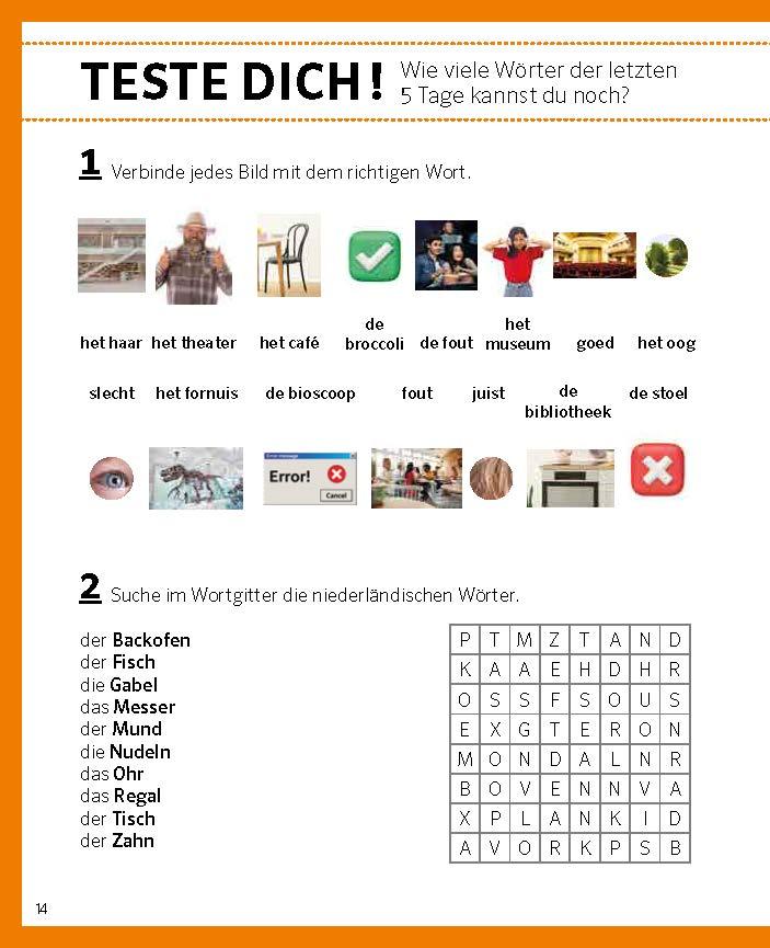 Beispielinhalt (Bild) PONS Niederländisch von 0 auf 500