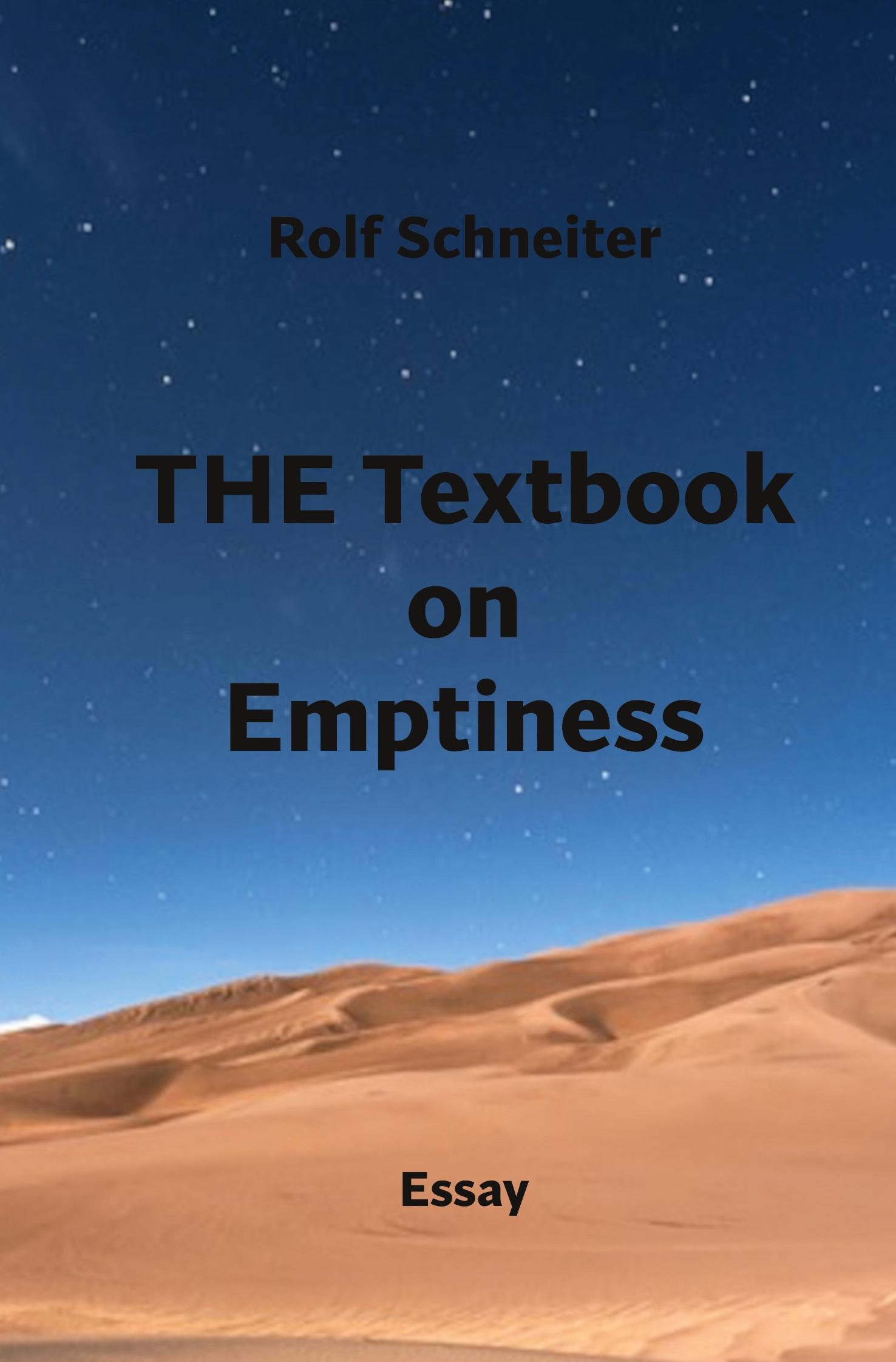 Vorderes Coverbild THE Textbook on Emptiness