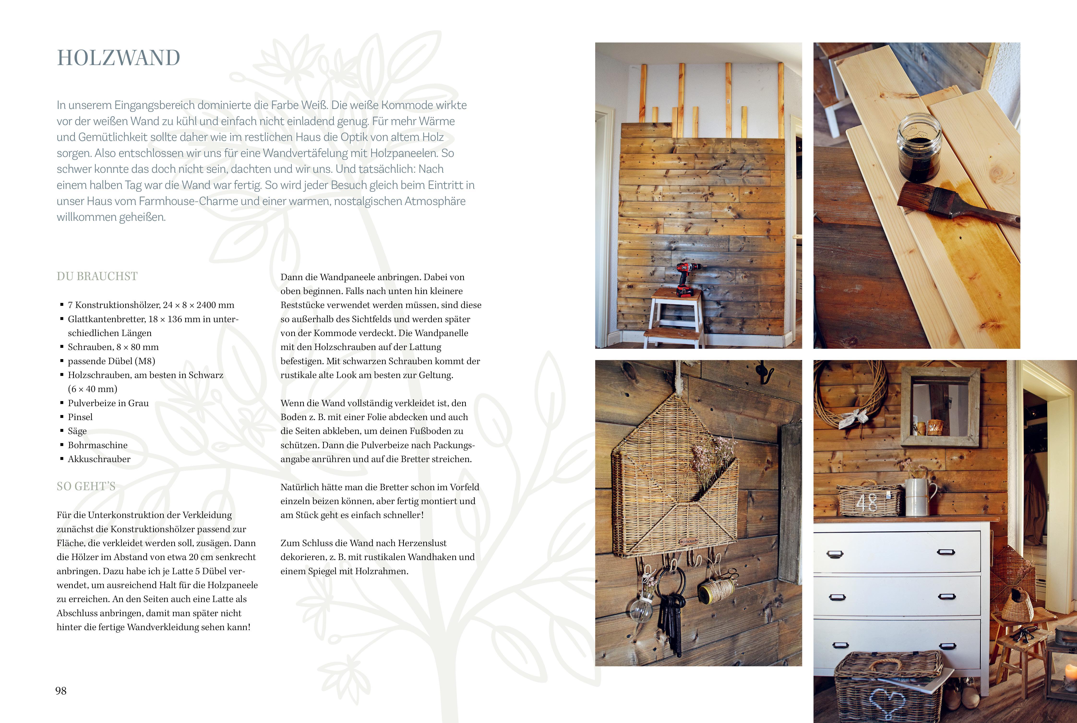 Beispielinhalt (Bild) Deko im Farmhouse-Style