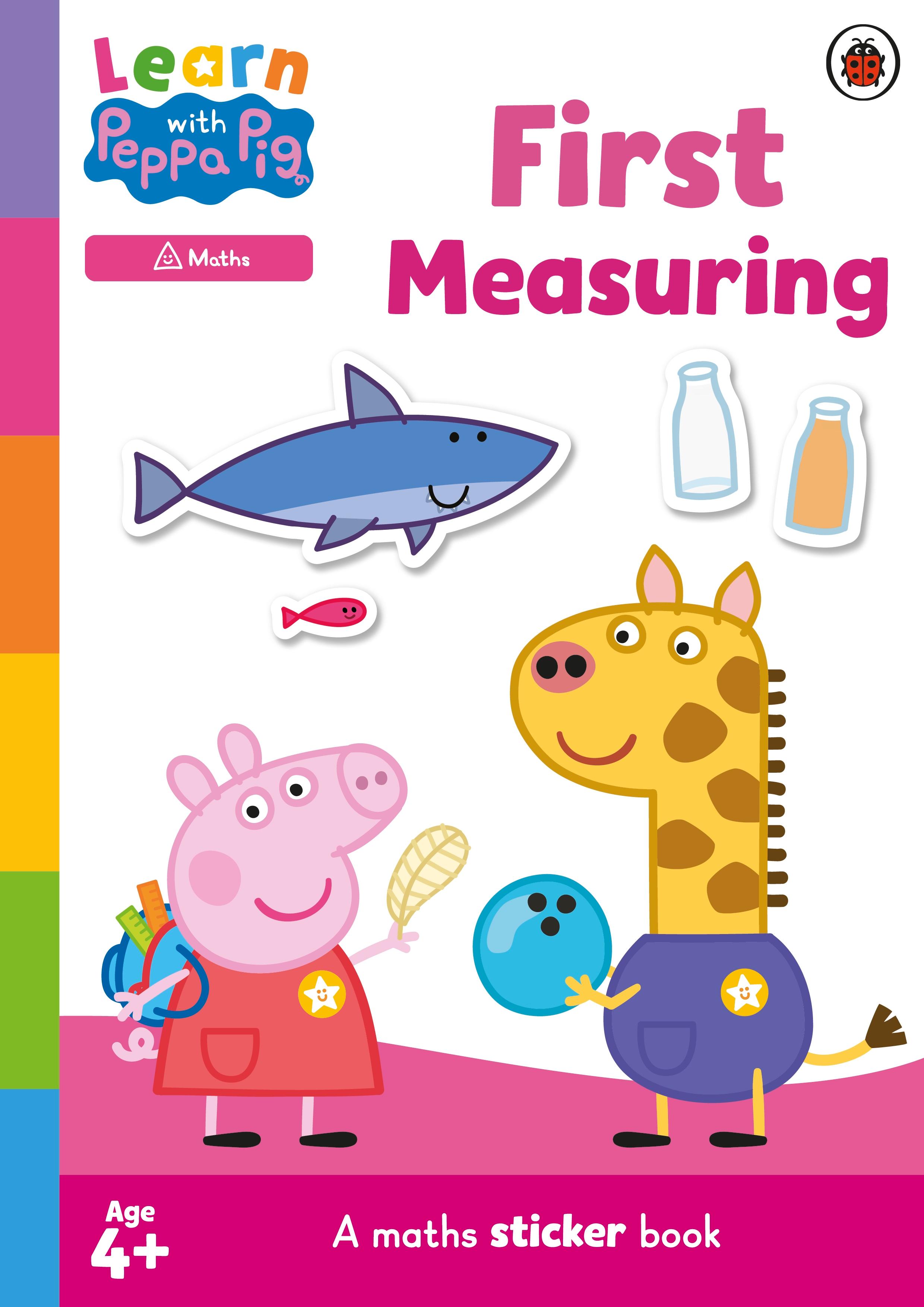 Vorderes Coverbild Learn with Peppa: First Measuring sticker activity book