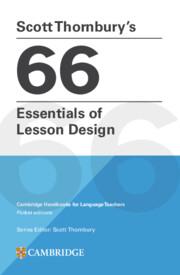 Vorderes Coverbild Scott Thornbury's 66 Essentials of Lesson Design Paperback