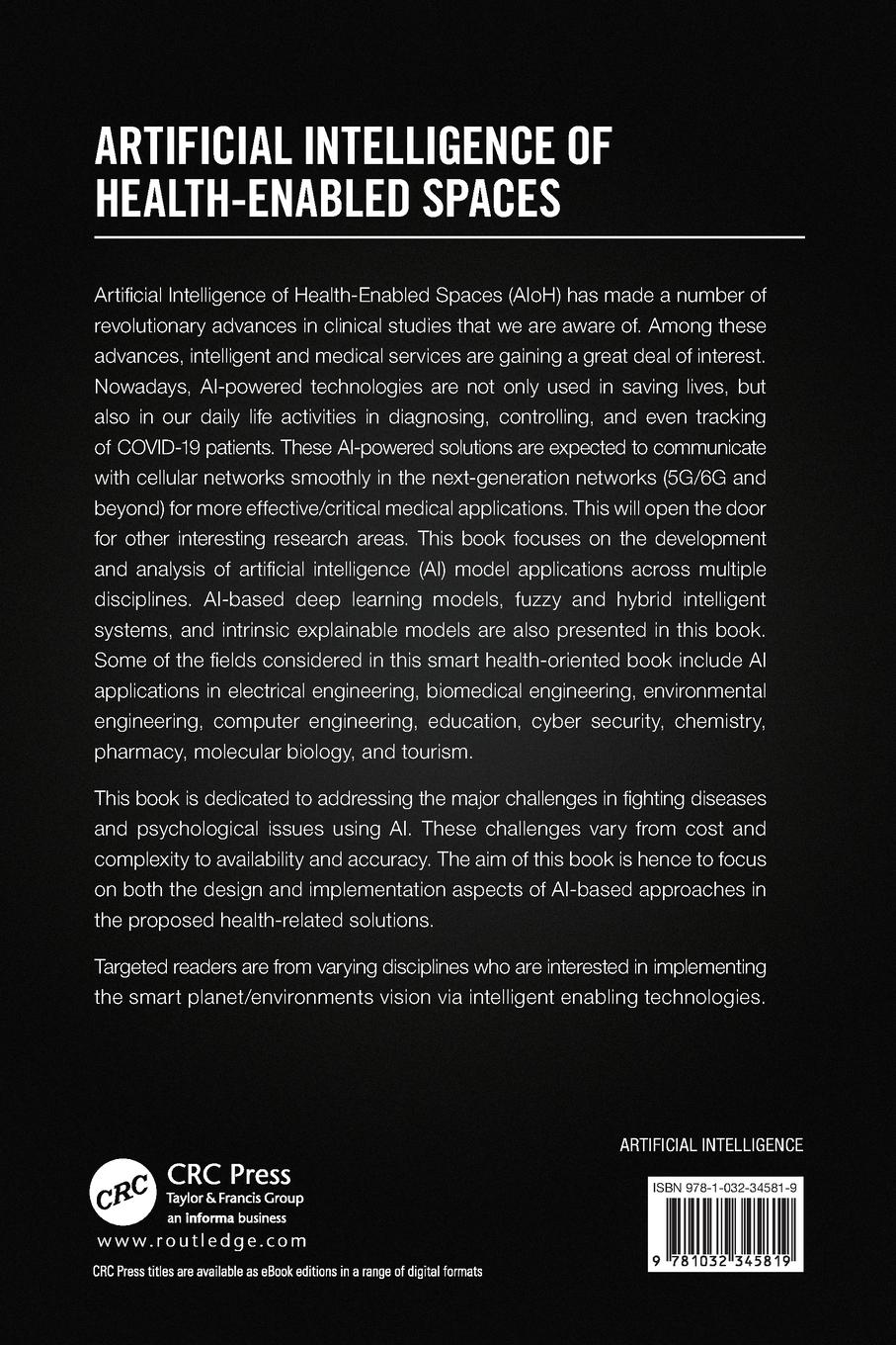 Rückseitencover Artificial Intelligence of Health-Enabled Spaces