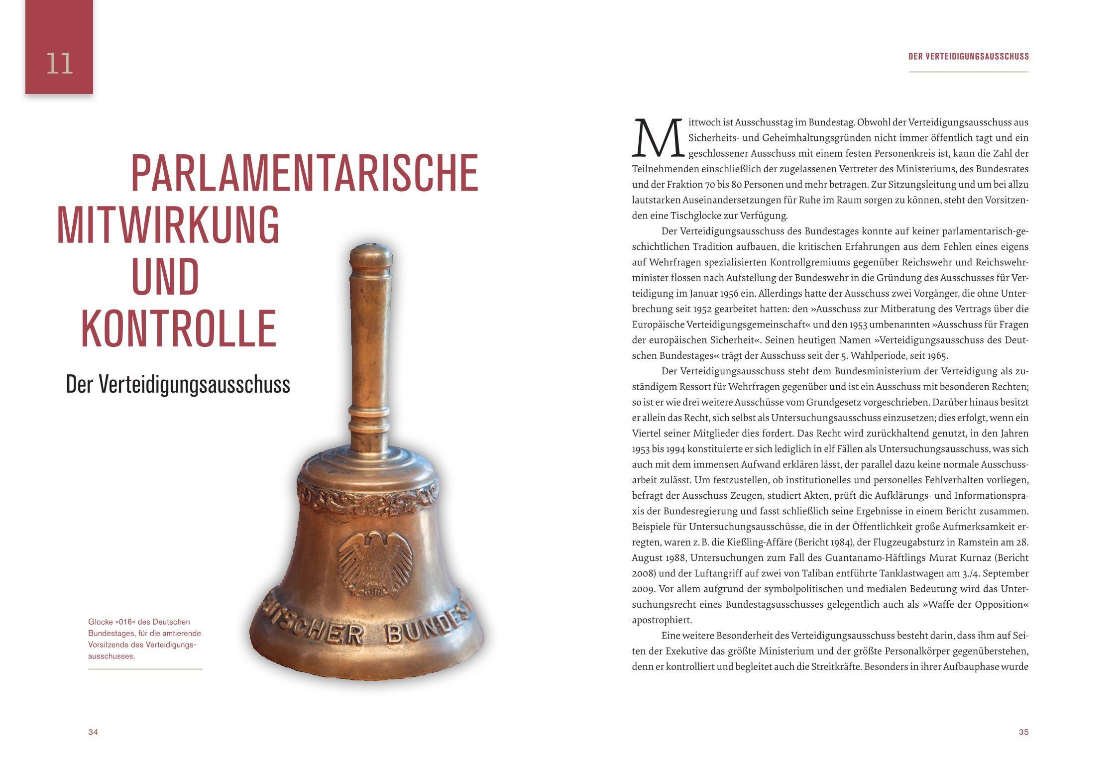 Beispielinhalt (Bild) Geschichte der Bundeswehr in 100 Objekten