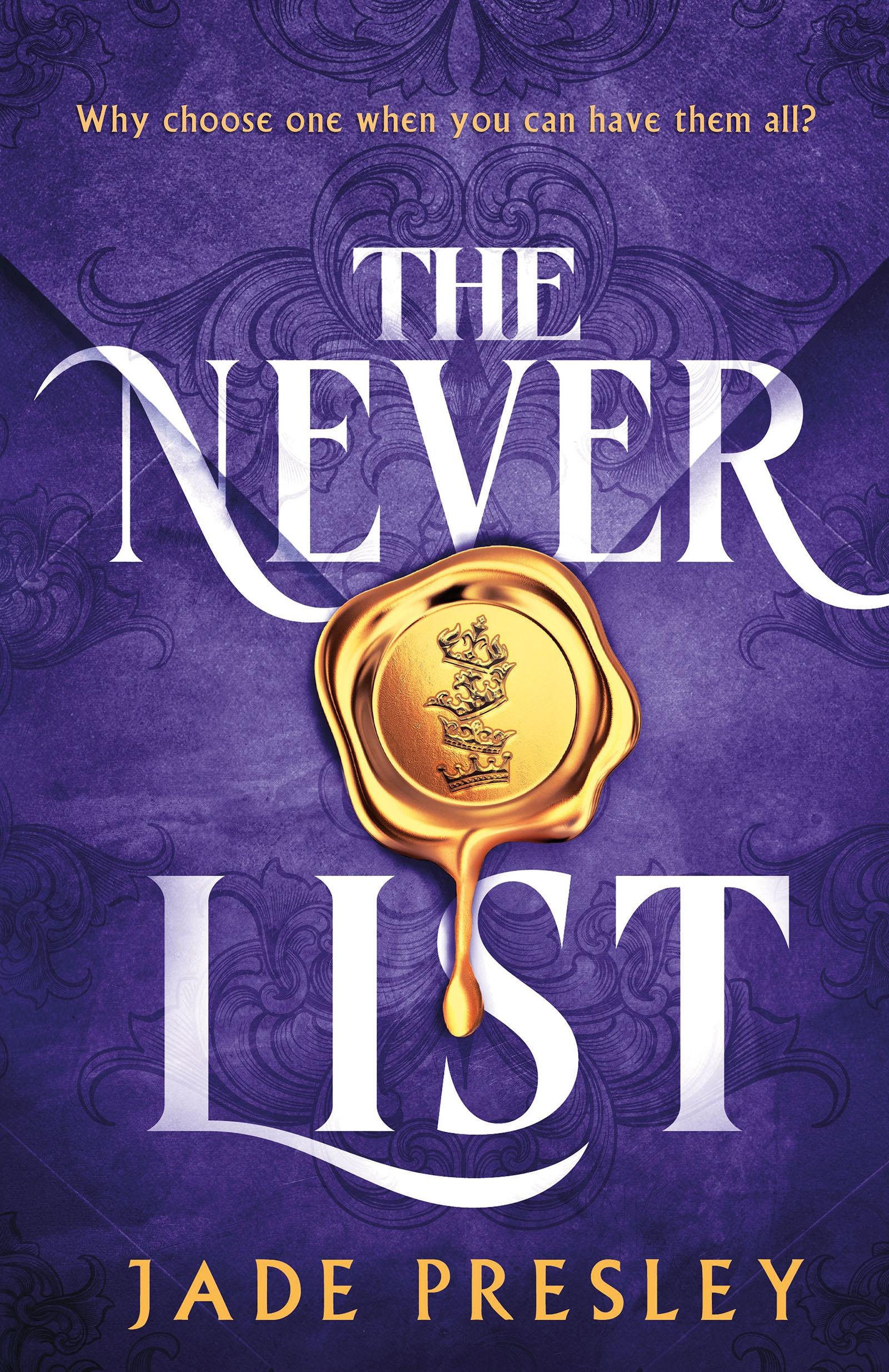 Vorderes Coverbild The Never List
