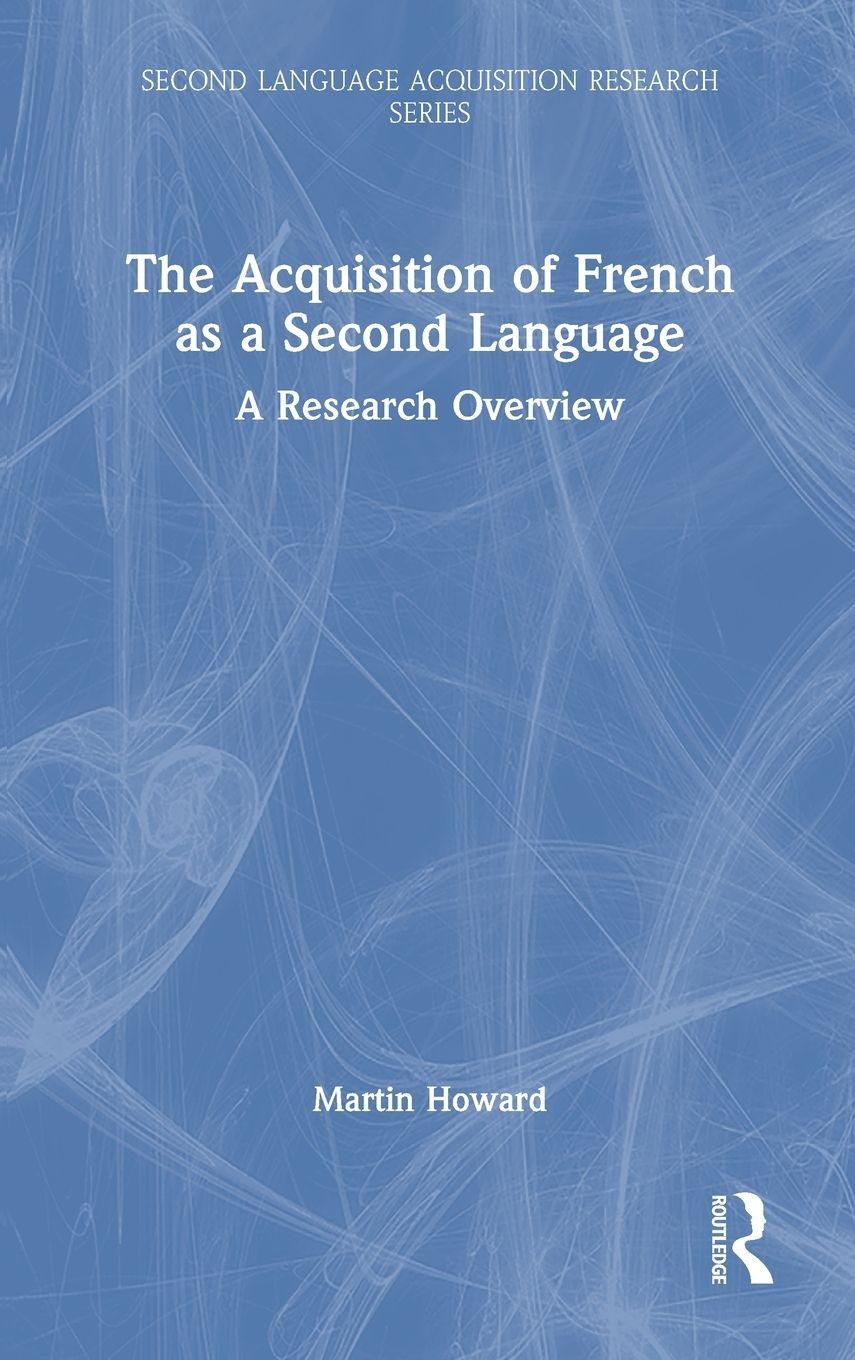 Vorderes Coverbild The Acquisition of French as a Second Language