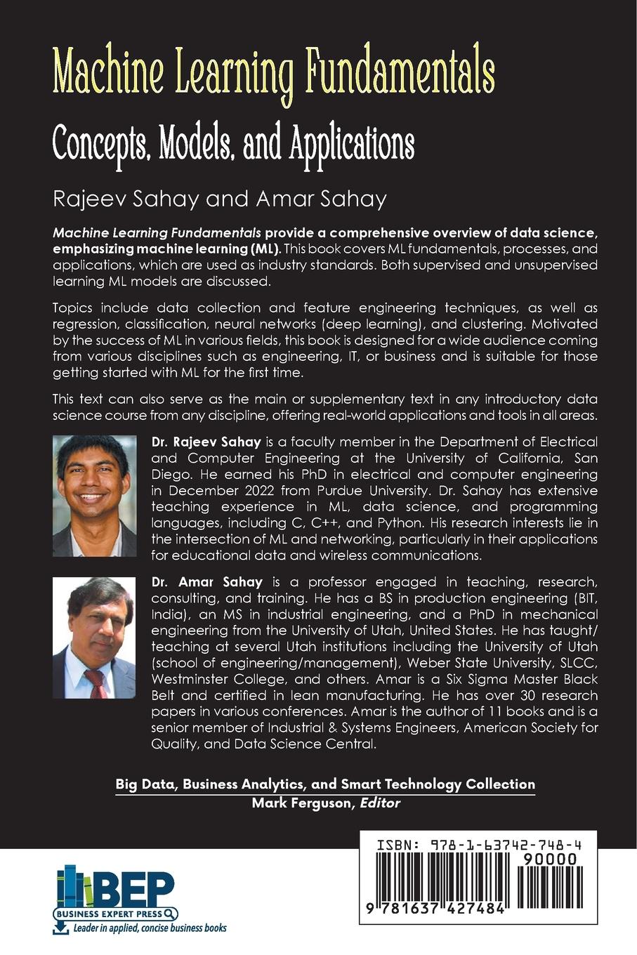 Rückseitencover Machine Learning Fundamentals