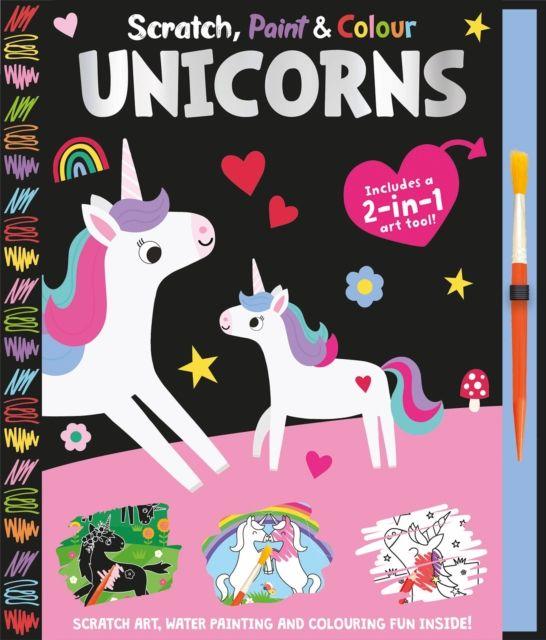 Vorderes Coverbild Scratch, Paint & Colour Unicorns