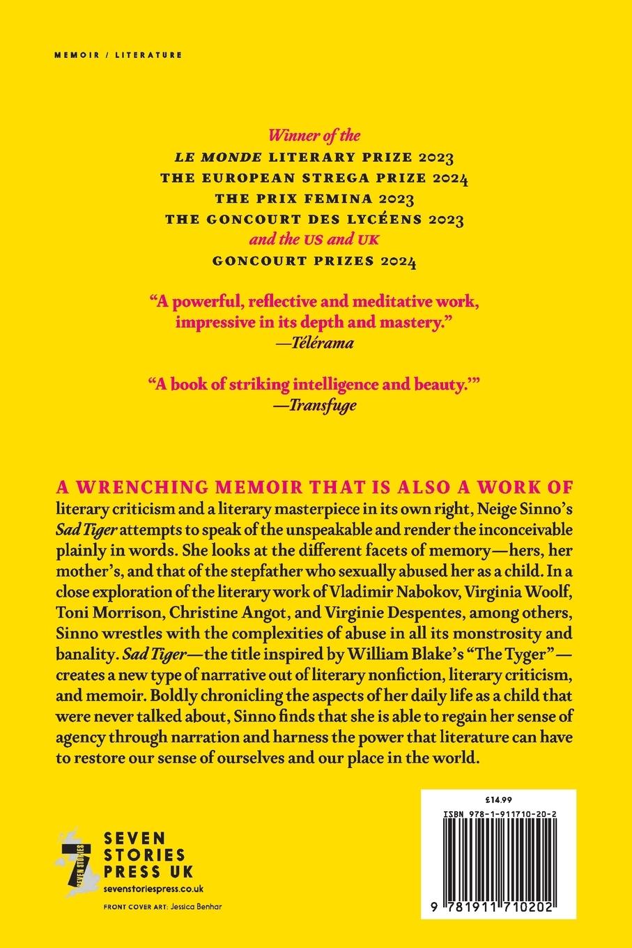 Rückseitencover Sad Tiger