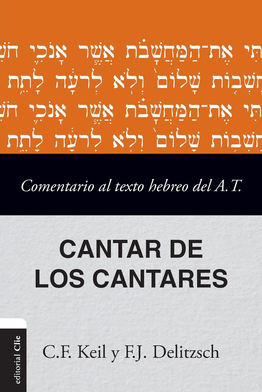 Vorderes Coverbild Comentario al texto hebreo del Antiguo Testamento - Cantar de los Cantares