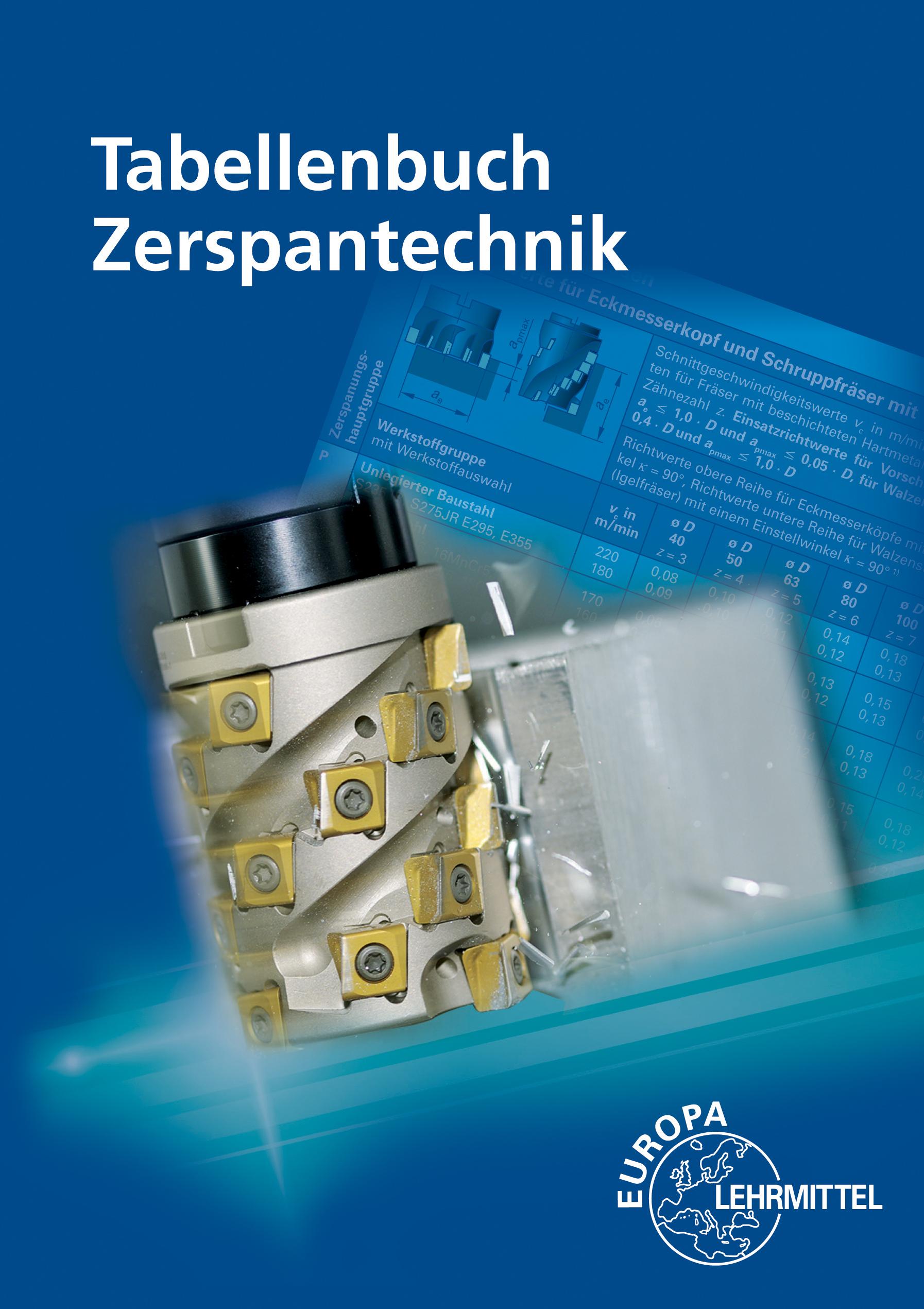 Vorderes Coverbild Tabellenbuch Zerspantechnik