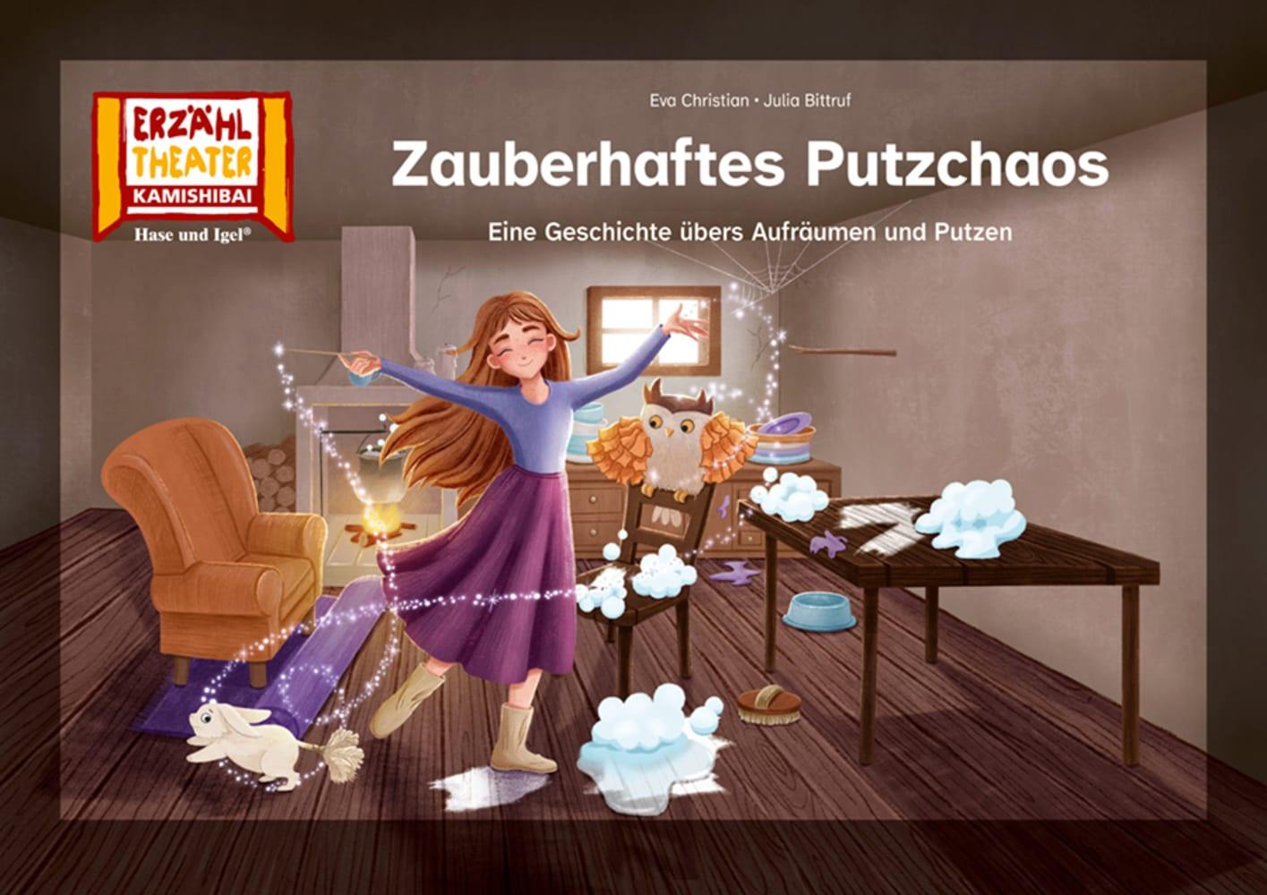 Vorderes Coverbild Zauberhaftes Putzchaos / Kamishibai Bildkarten