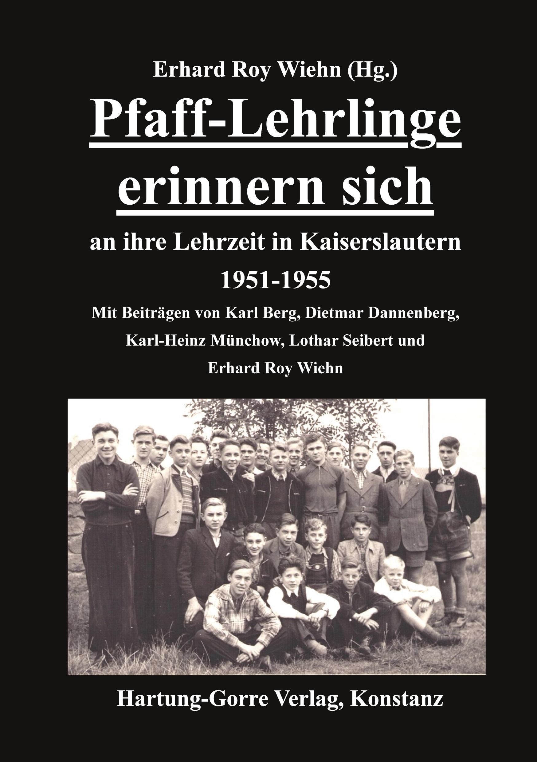 Vorderes Coverbild Pfaff-Lehrlinge erinnern sich