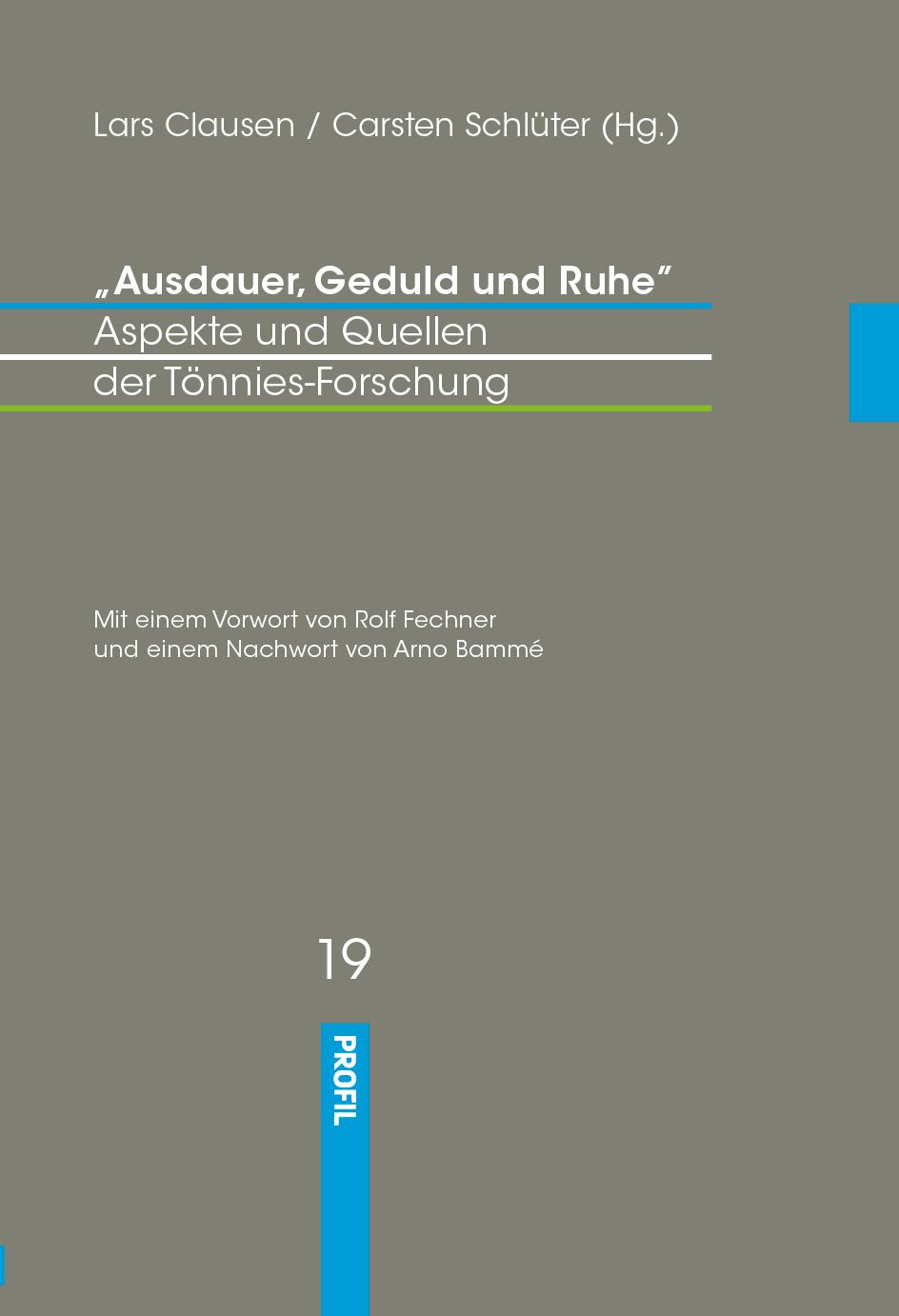Vorderes Coverbild Ausdauer, Geduld und Ruhe