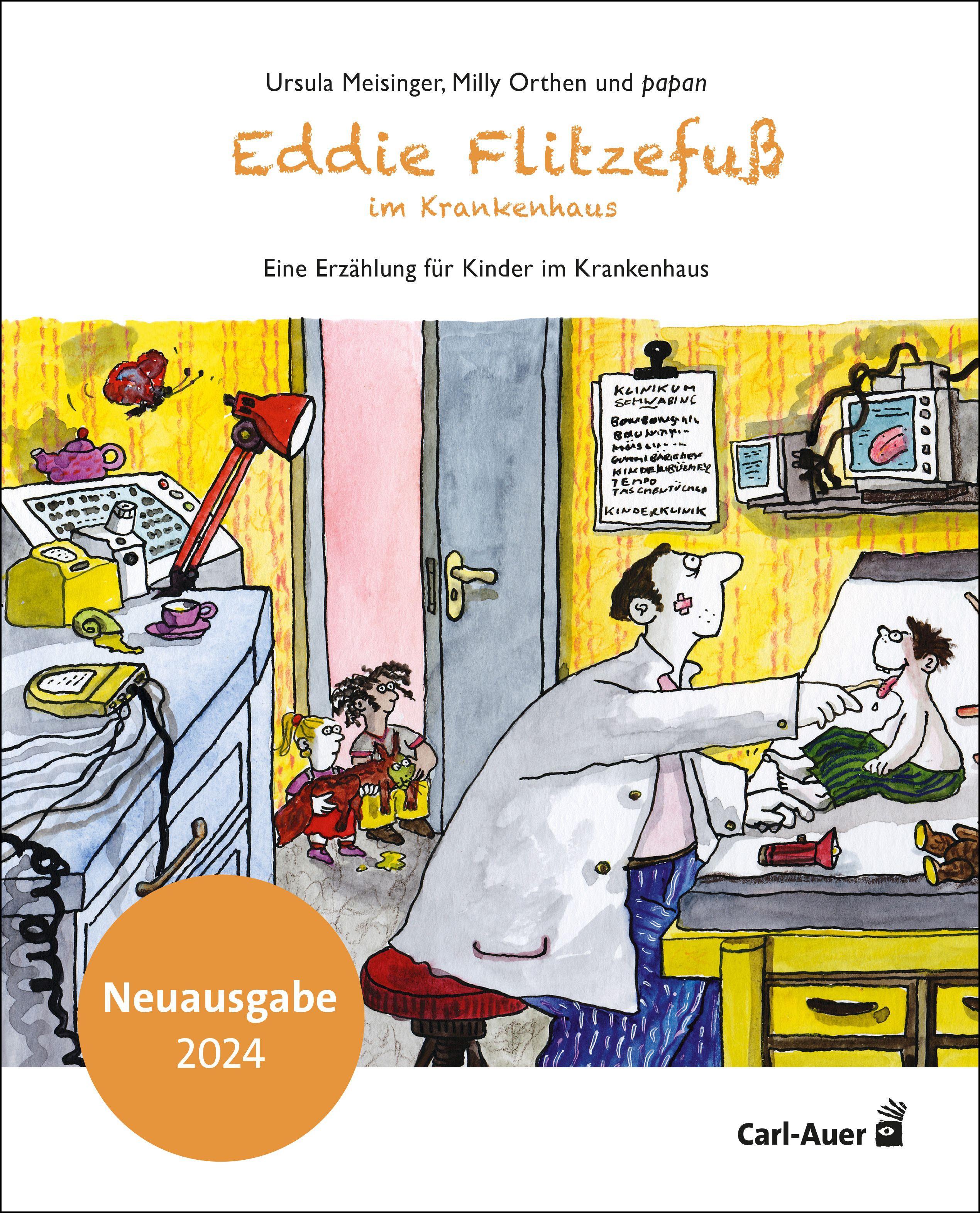 Vorderes Coverbild Eddie Flitzefuß im Krankenhaus