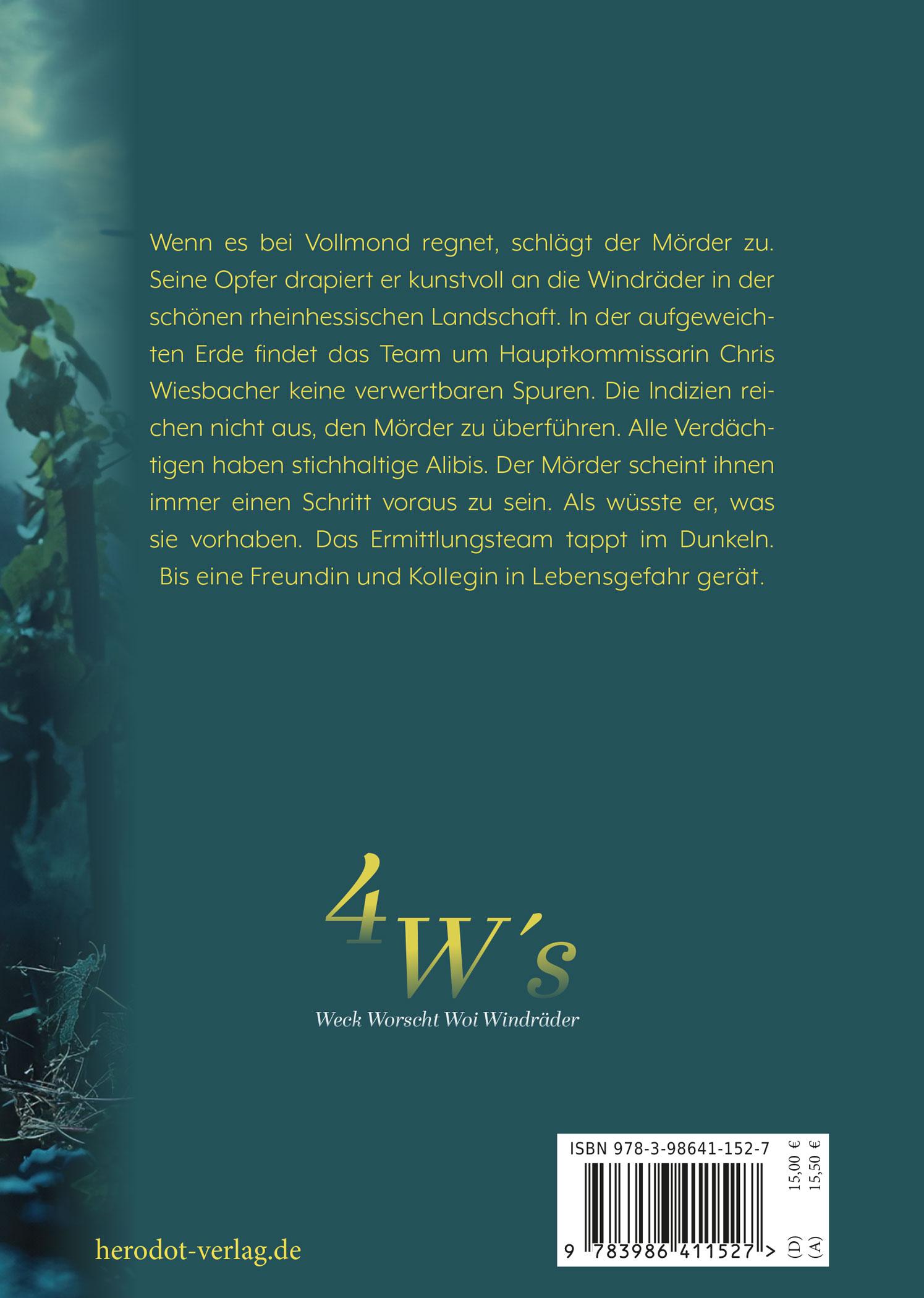 Rückseitencover Mord im Land der Windriesen