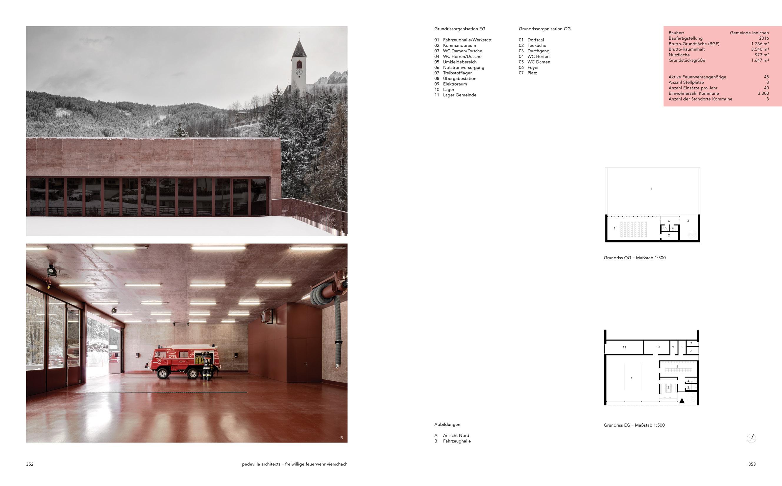 Beispielinhalt (Bild) Feuerwehrbauten. Handbuch und Planungshilfe