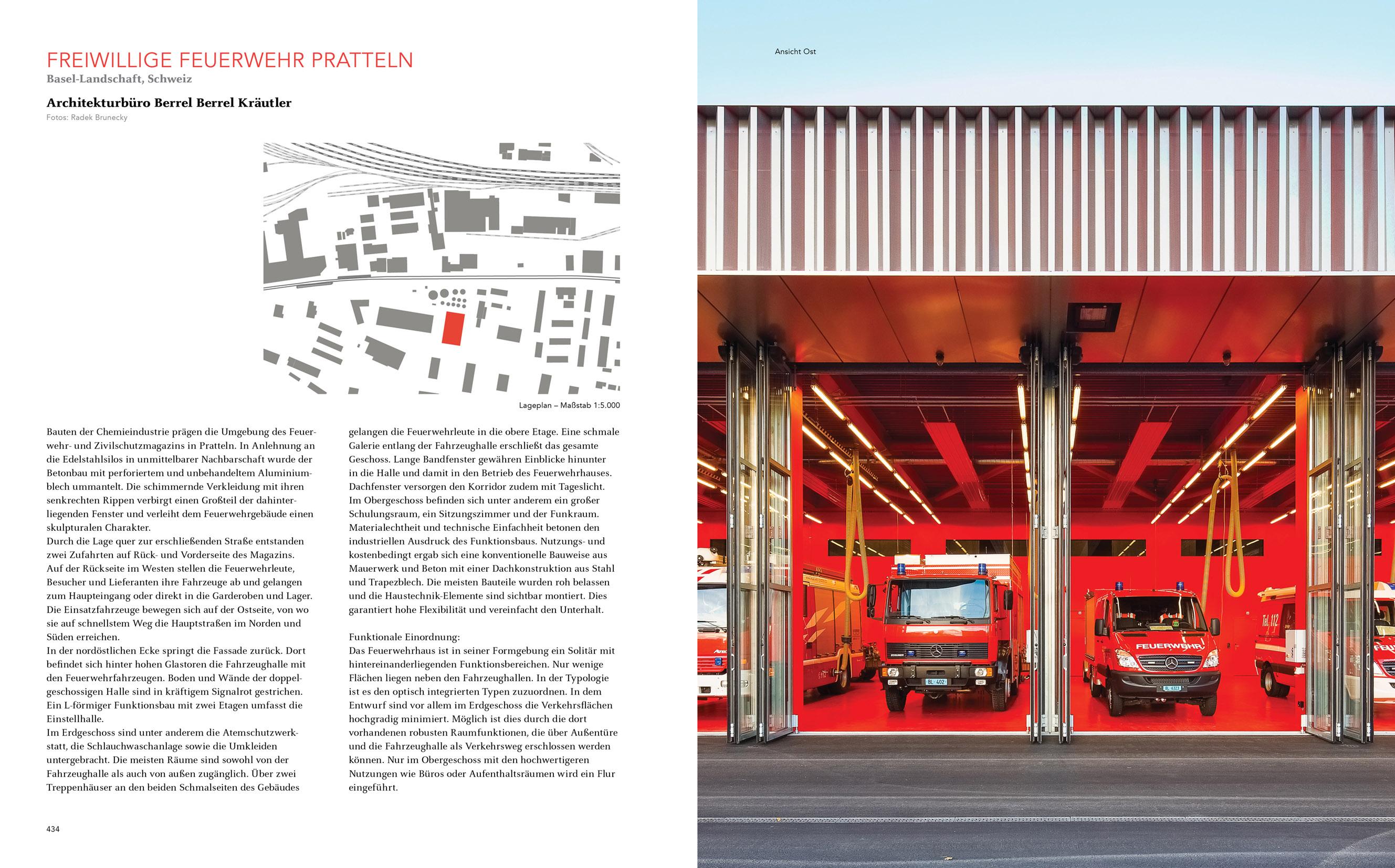Beispielinhalt (Bild) Feuerwehrbauten. Handbuch und Planungshilfe