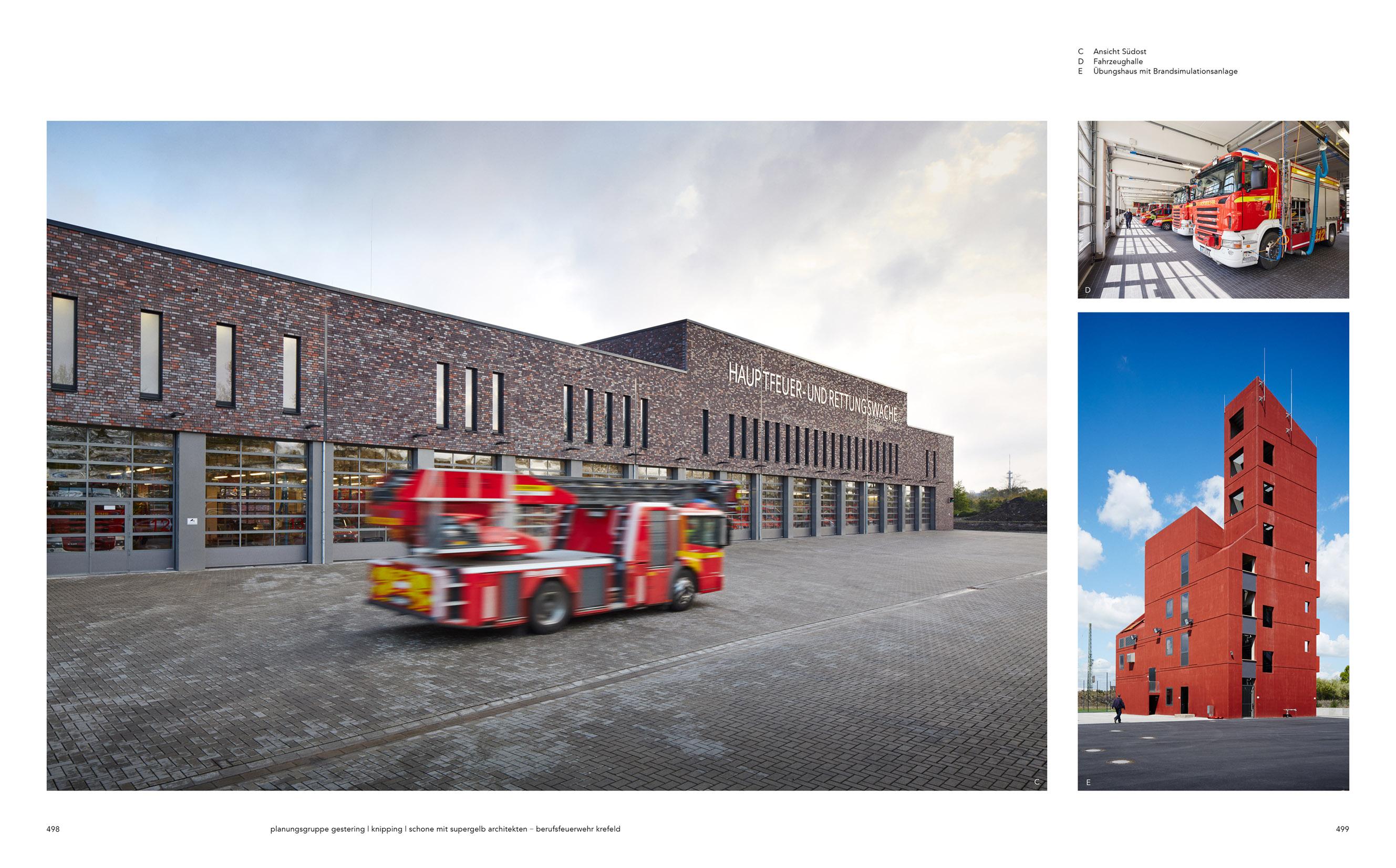 Beispielinhalt (Bild) Feuerwehrbauten. Handbuch und Planungshilfe
