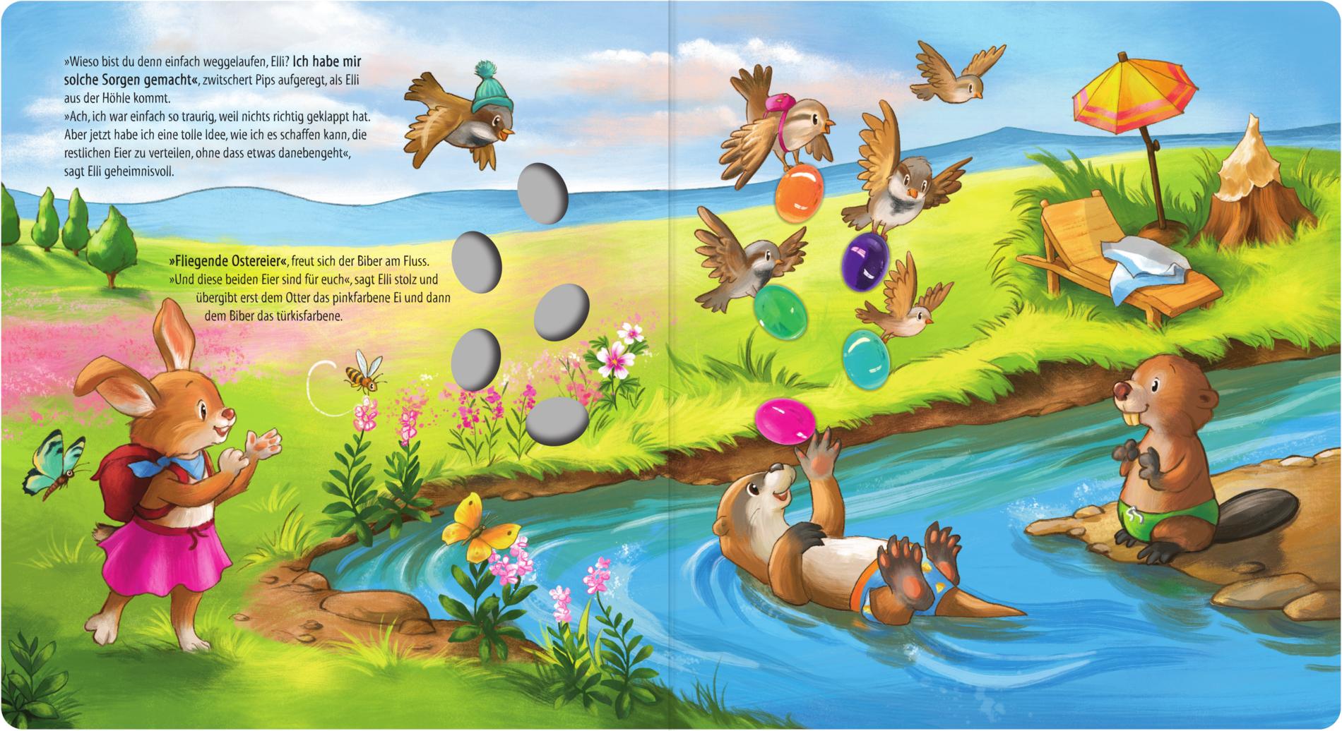 Beispielinhalt (Bild) Elli Osterhase und die Osterhasenprüfung