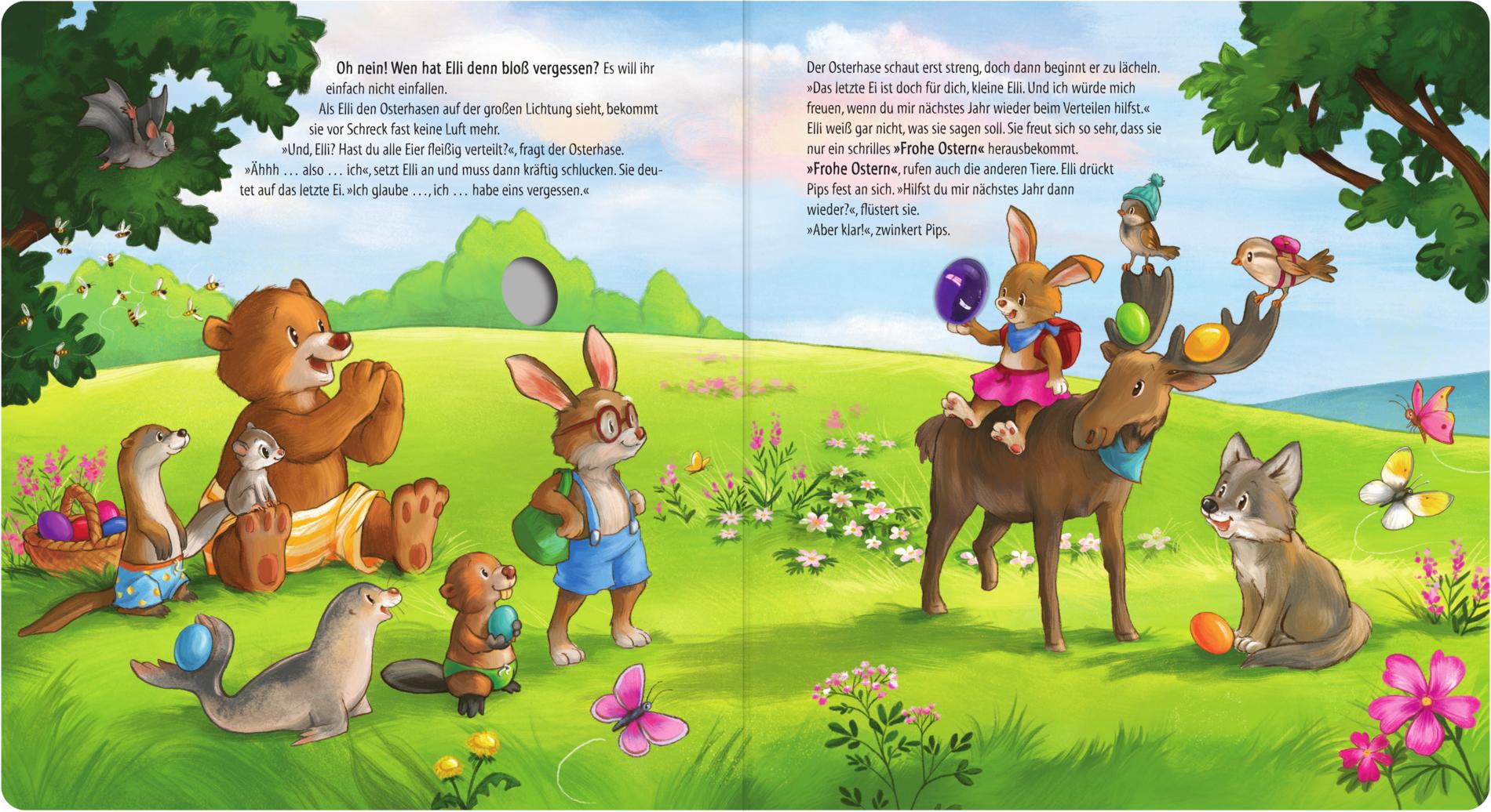 Beispielinhalt (Bild) Elli Osterhase und die Osterhasenprüfung