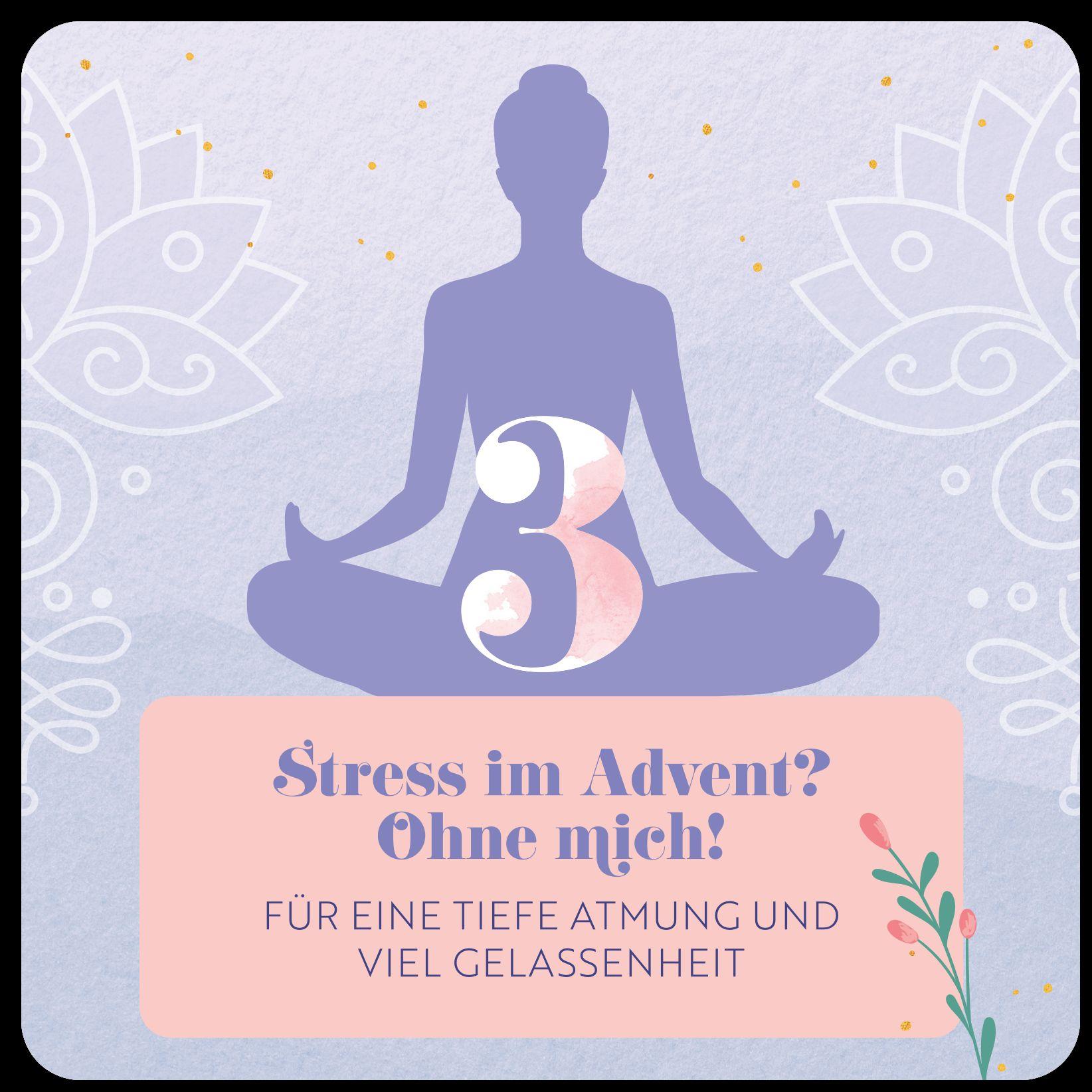 Beispielinhalt (Bild) 24 x Yoga im Advent