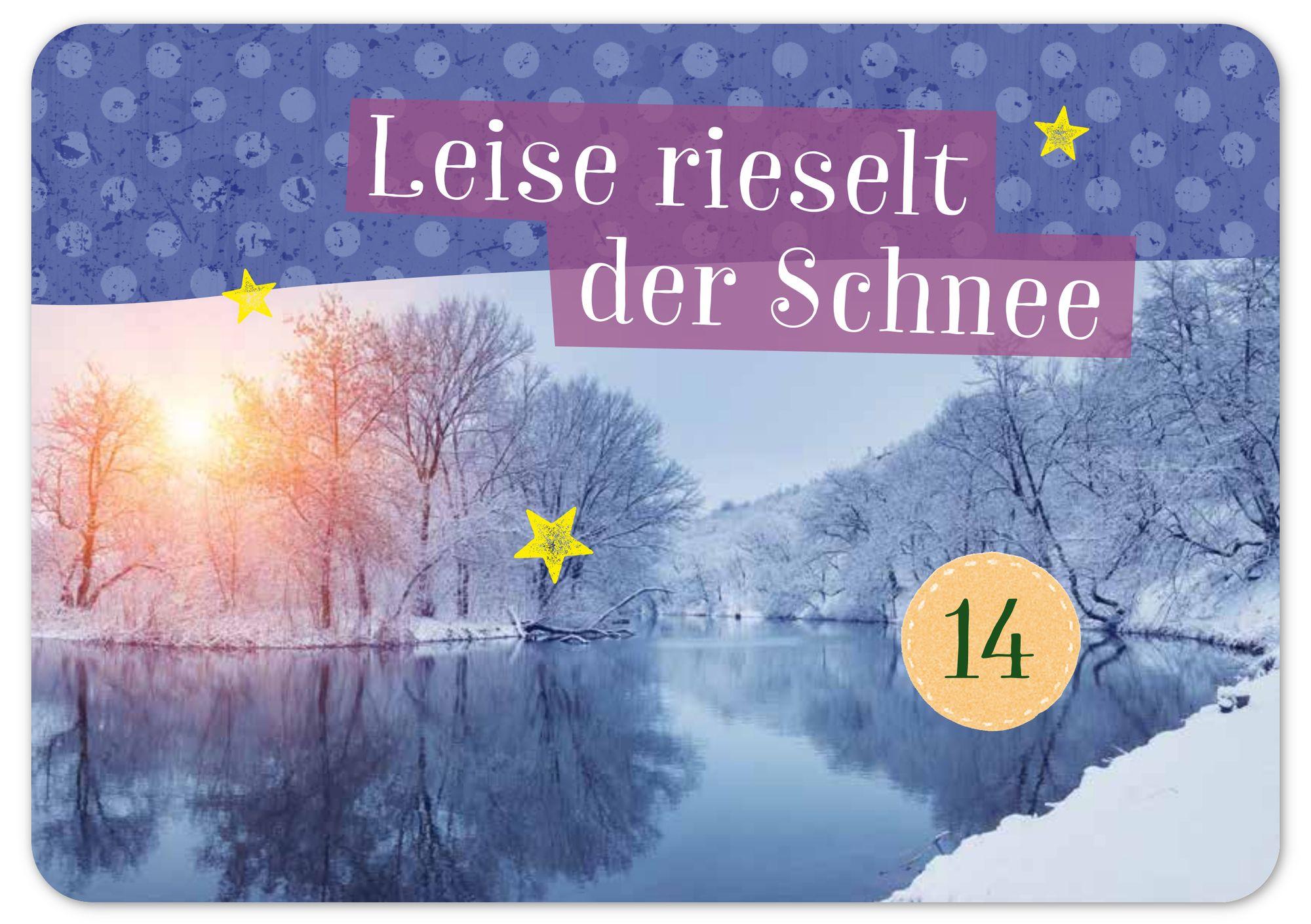 Beispielinhalt (Bild) Bald ist Weihnachten - 24 Karten für den Advent