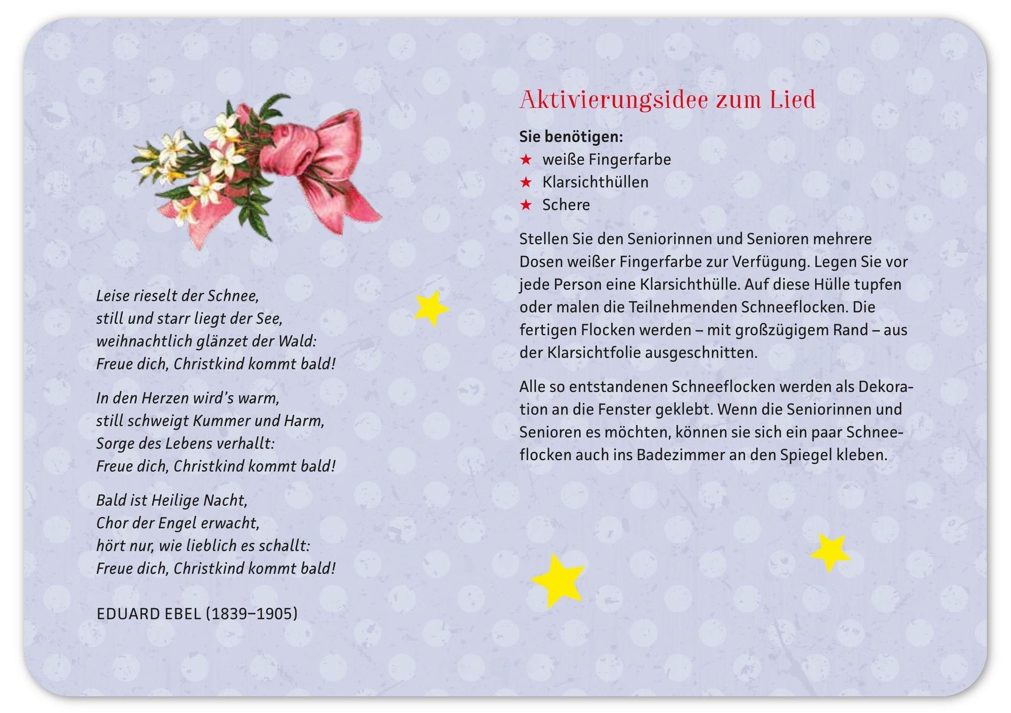 Beispielinhalt (Bild) Bald ist Weihnachten - 24 Karten für den Advent