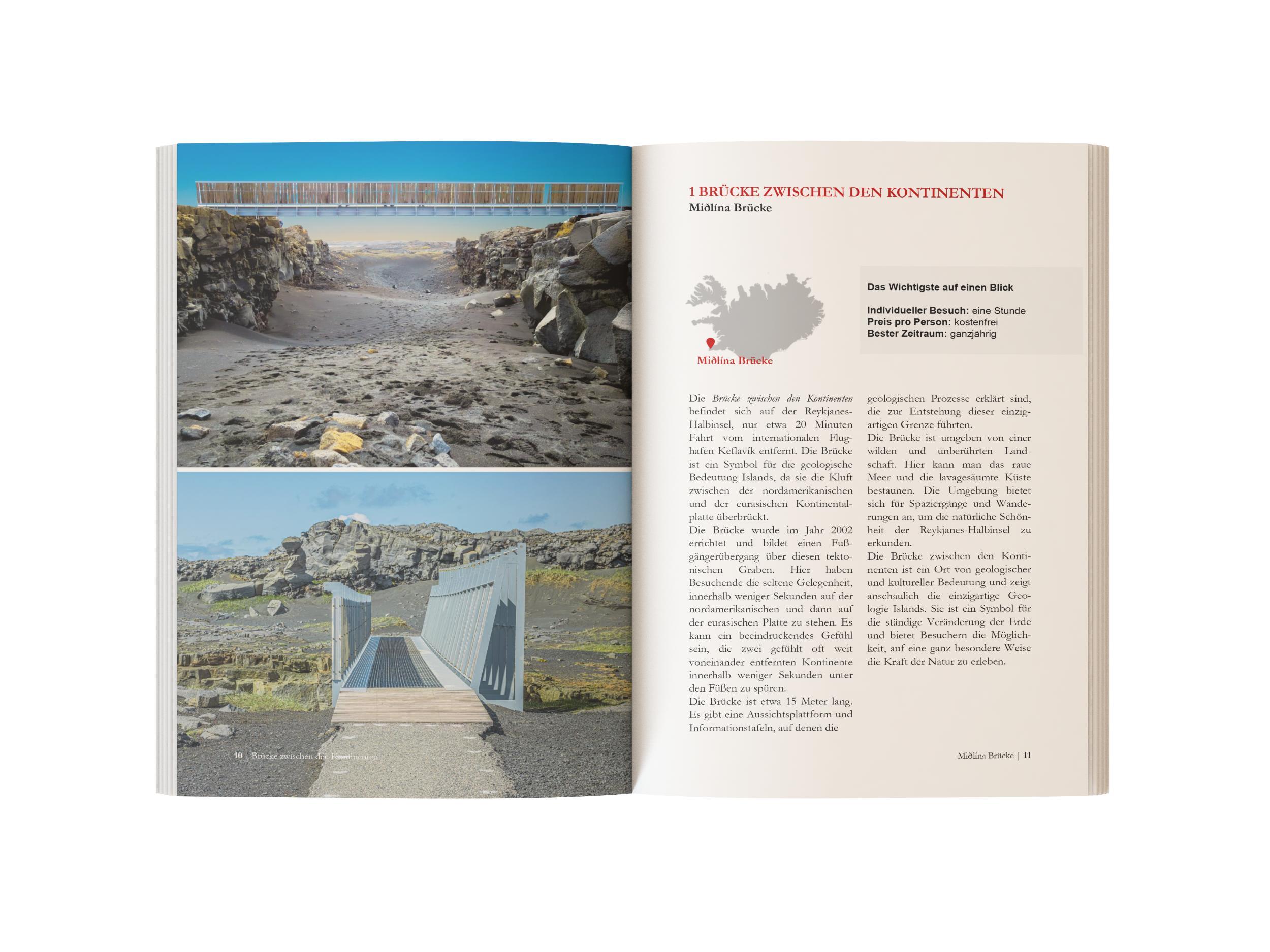 Beispielinhalt (Bild) Der abenteuerlichste Island Reiseführer | Spektakuläre Orte, magische Gegenden und außergewöhnliche Erlebnisse | Das Beste aus Natur und Kultur für deinen Urlaub