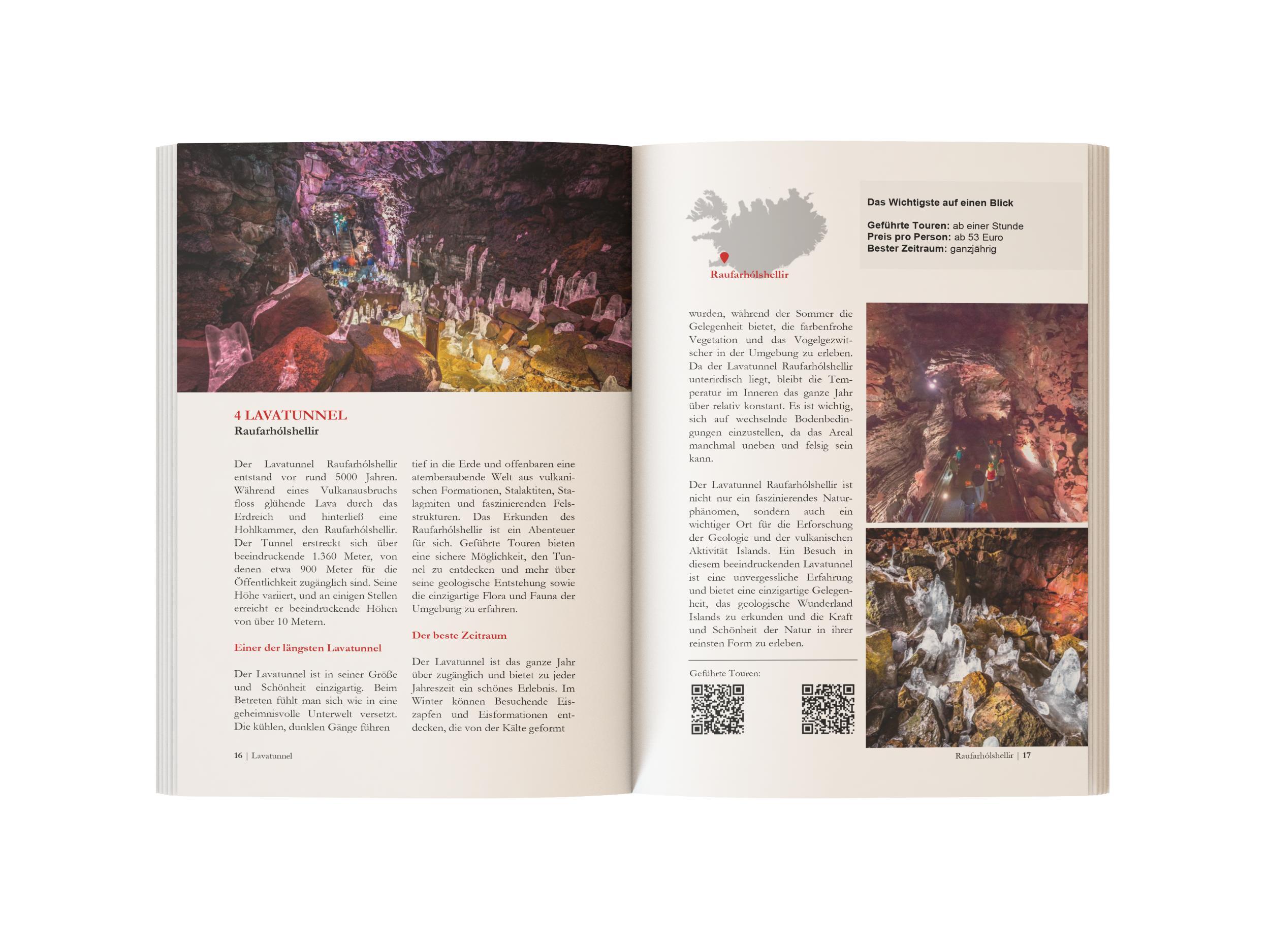 Beispielinhalt (Bild) Der abenteuerlichste Island Reiseführer | Spektakuläre Orte, magische Gegenden und außergewöhnliche Erlebnisse | Das Beste aus Natur und Kultur für deinen Urlaub