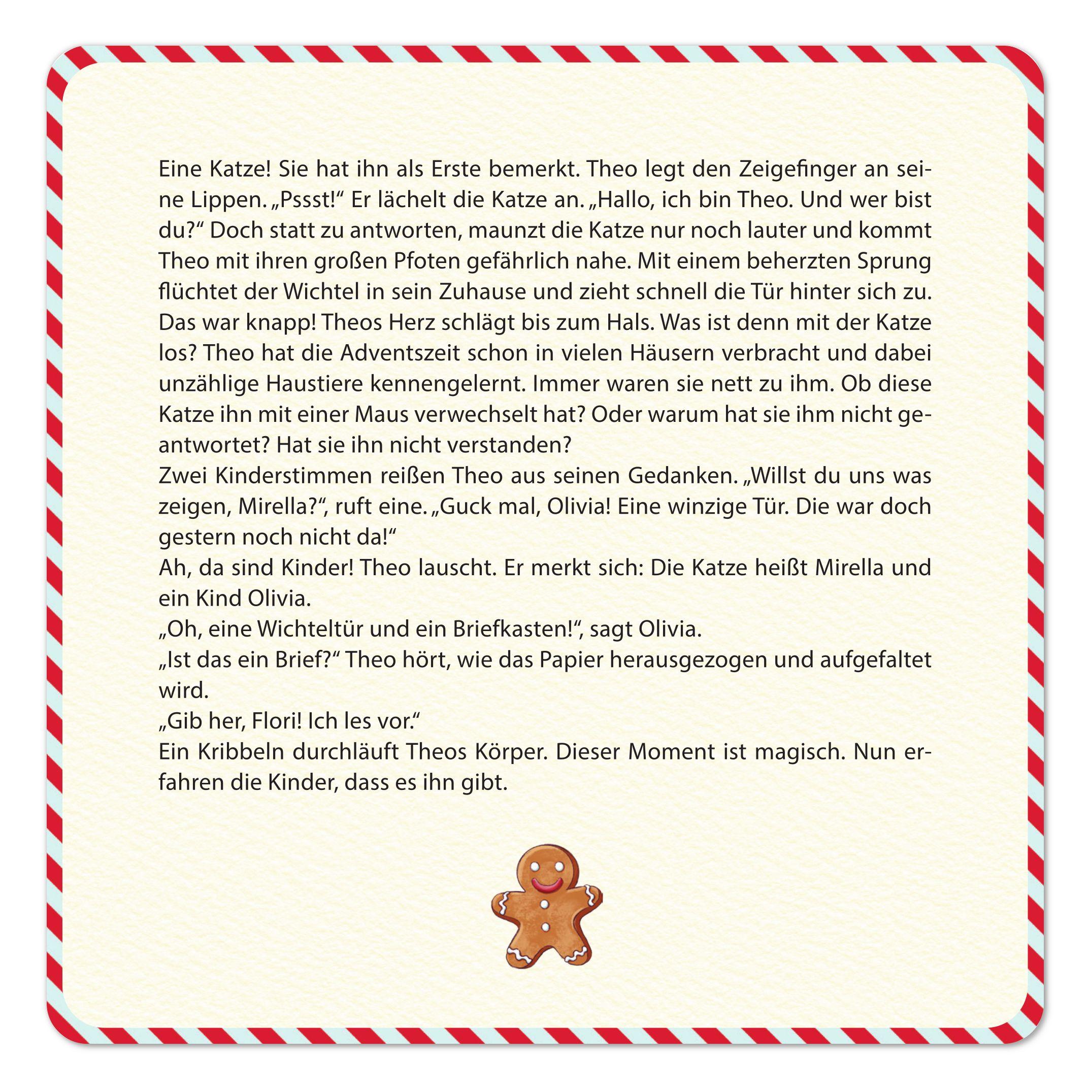 Beispielinhalt (Bild) Wichtel Theo zieht ein