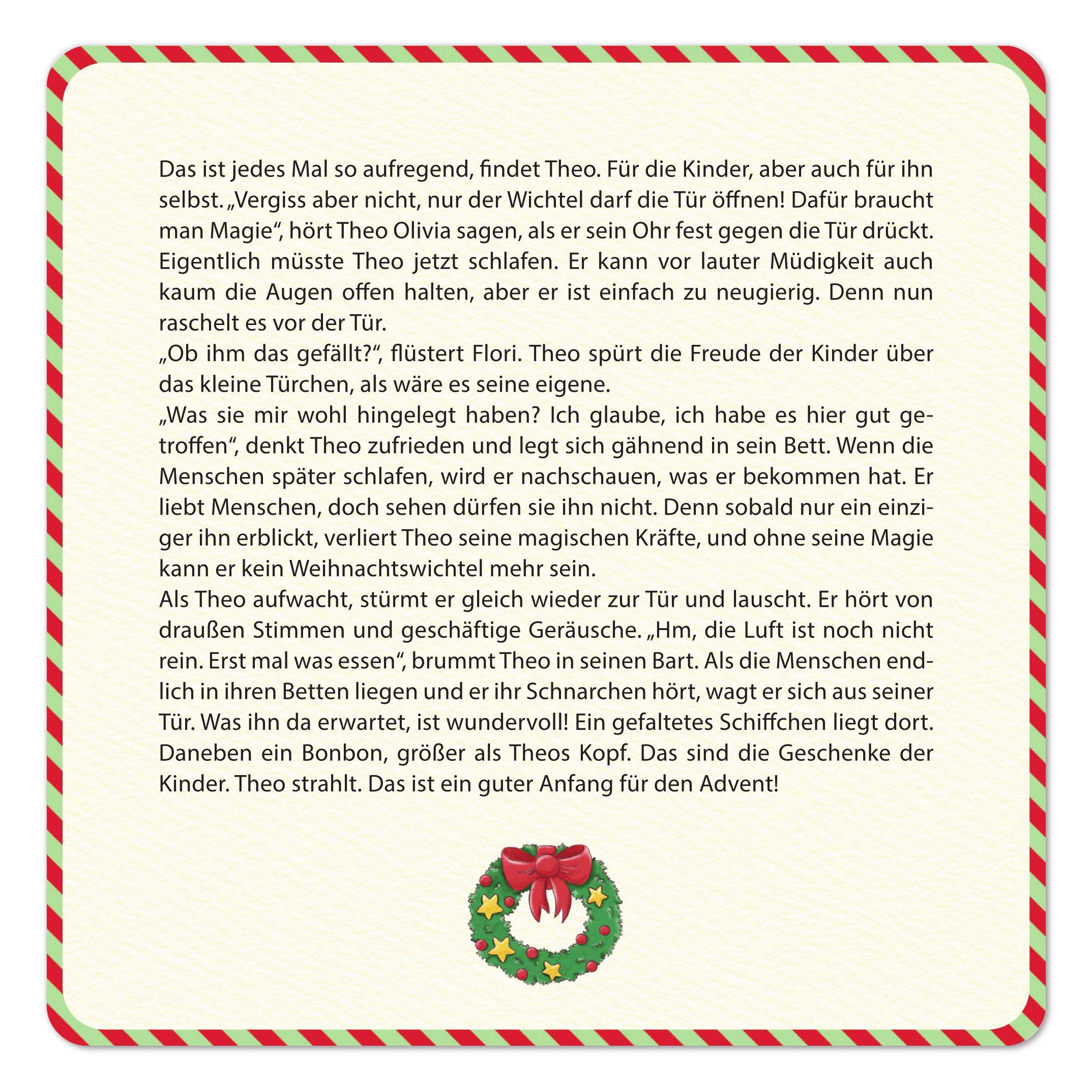 Beispielinhalt (Bild) Wichtel Theo zieht ein