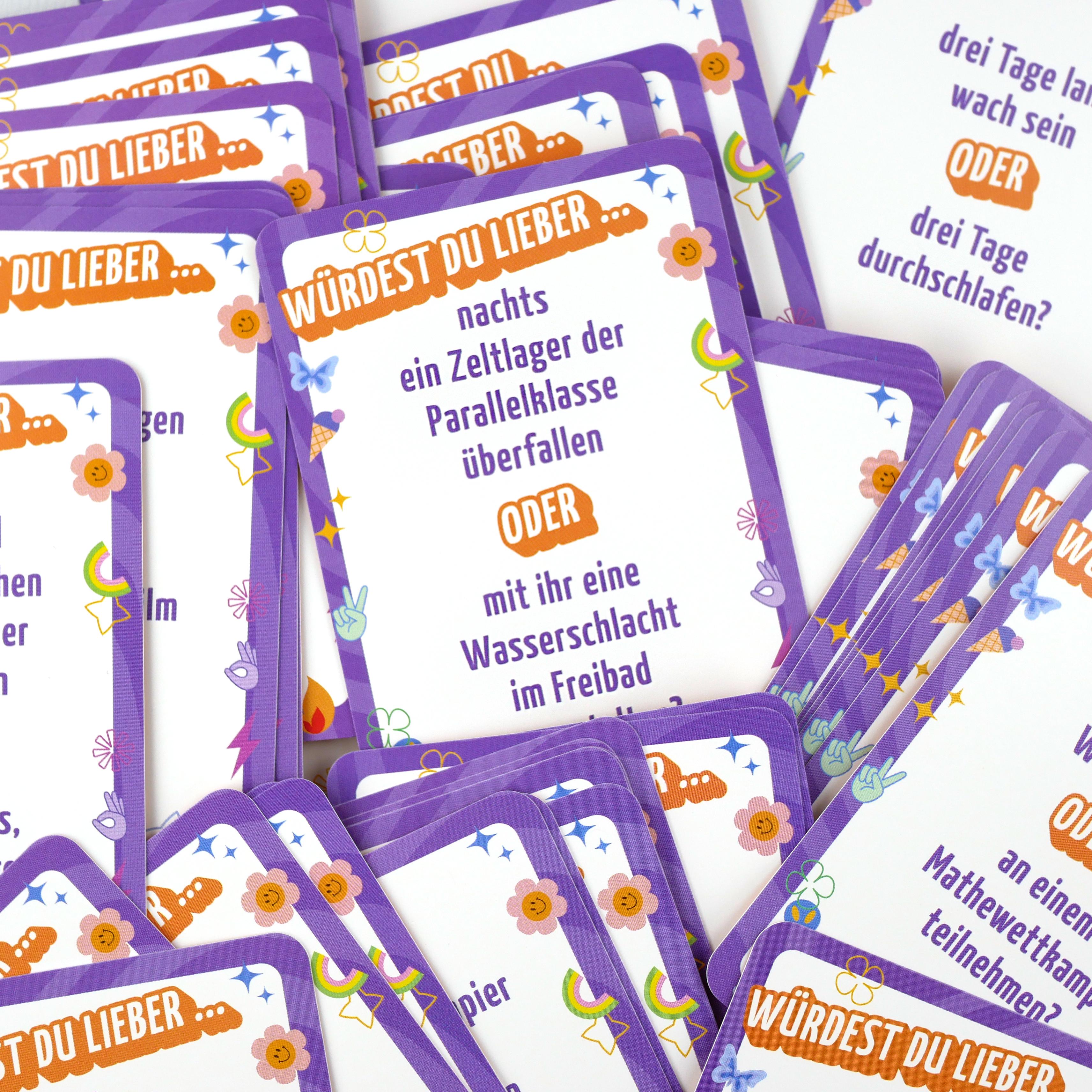 Beispielinhalt (Bild) Würdest du lieber ...? - Die Teenieedition