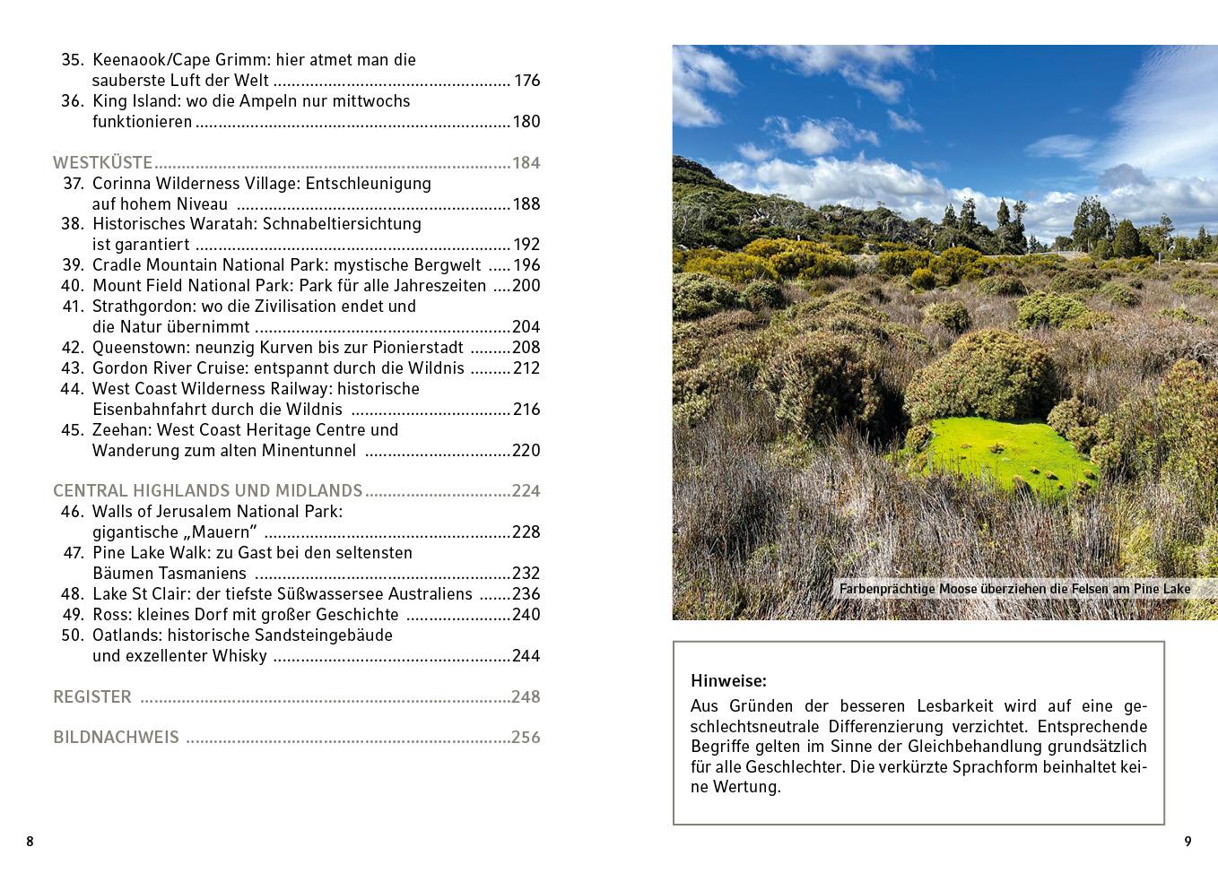 Beispielinhalt (Bild) Tasmanien - Australien