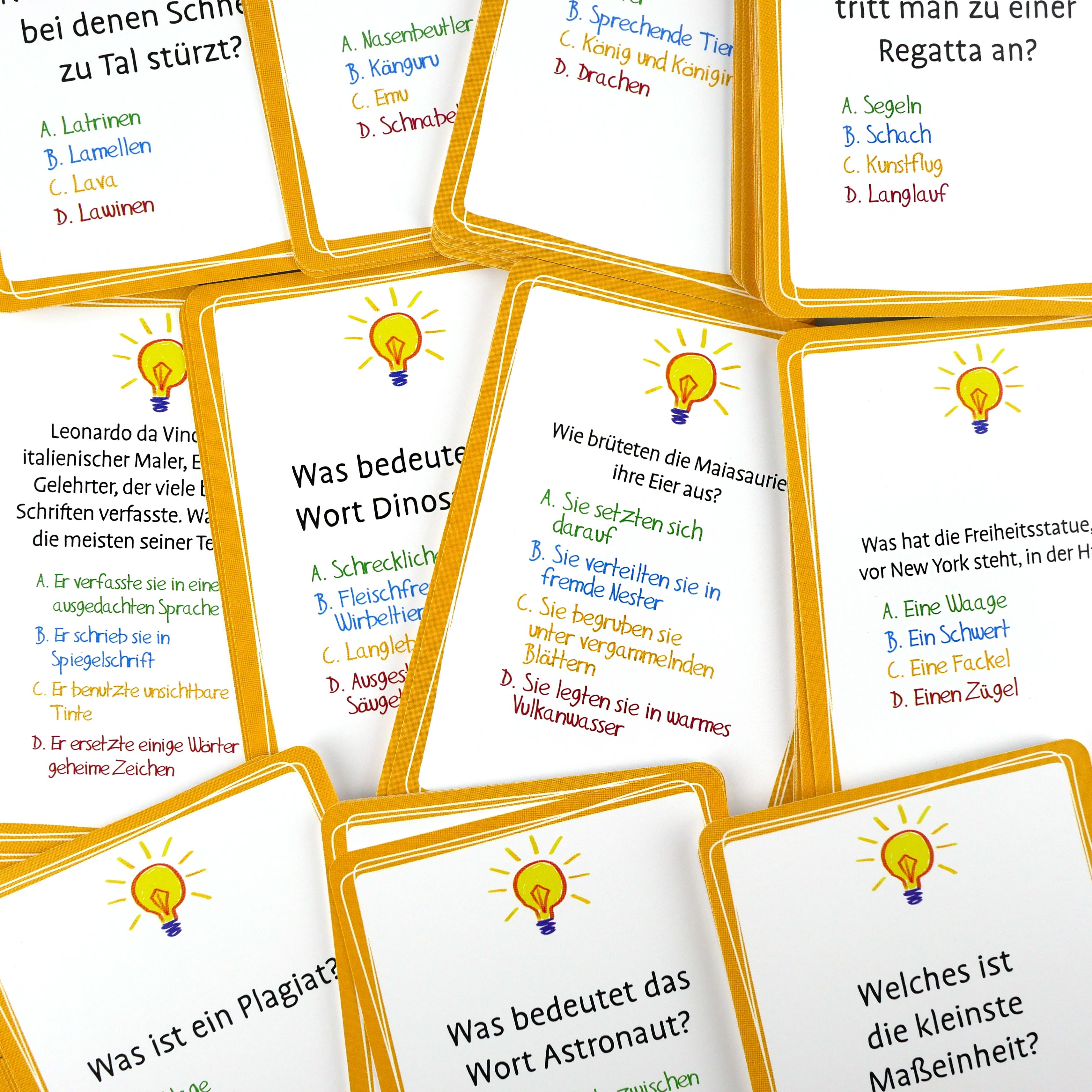 Beispielinhalt (Bild) Der geniale Wissenstest für Kinder - Was weißt du über die Welt?