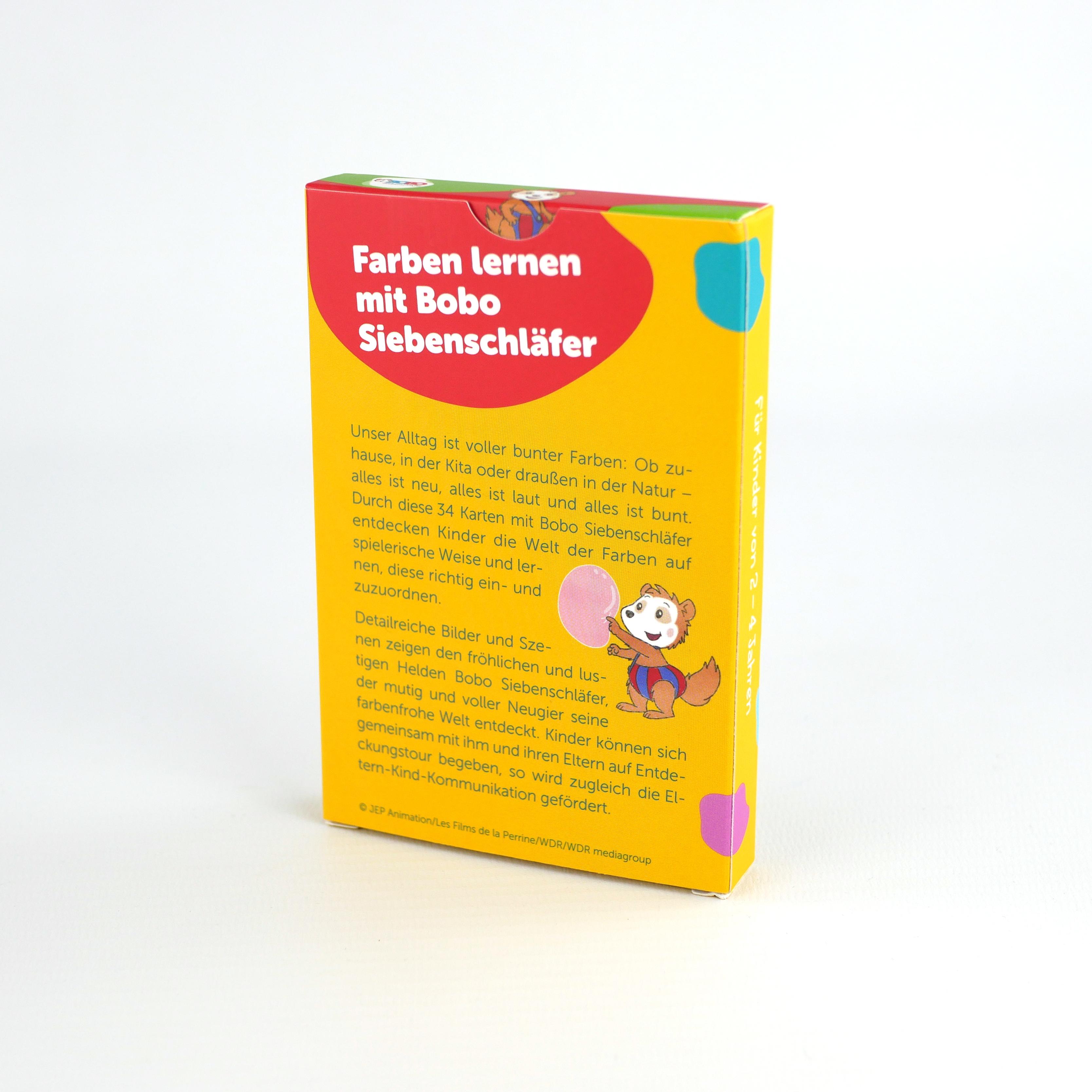 Beispielinhalt (Bild) Bobo Siebenschläfer - Farben entdecken, lernen und zuordnen