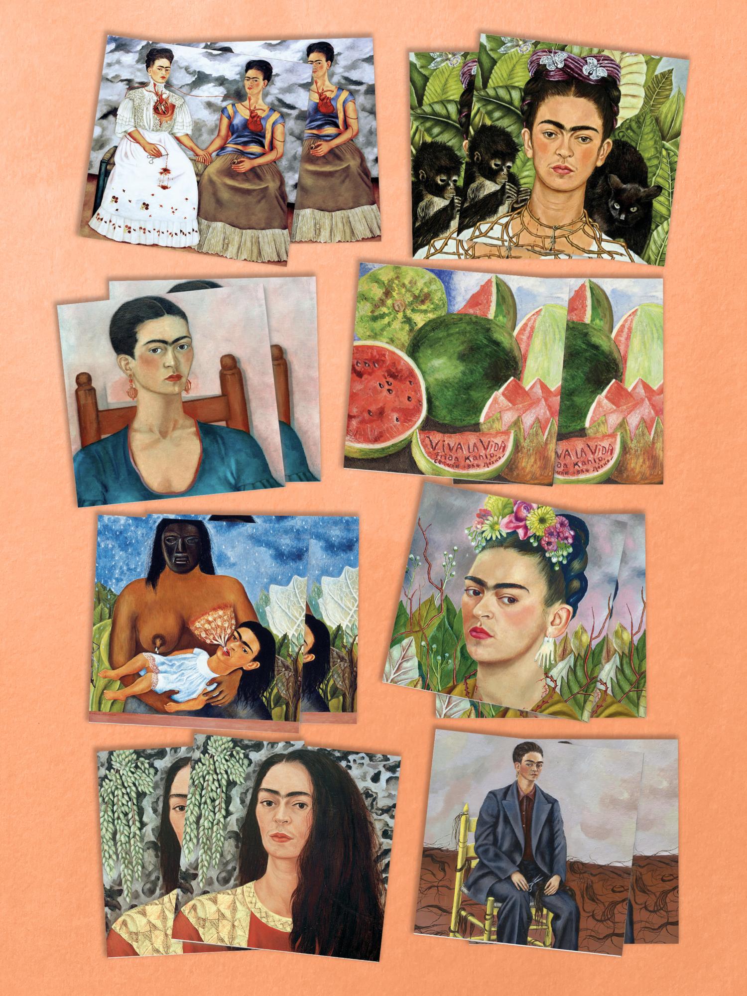 Beispielinhalt (Bild) Frida Kahlo. Memo / Matching Game