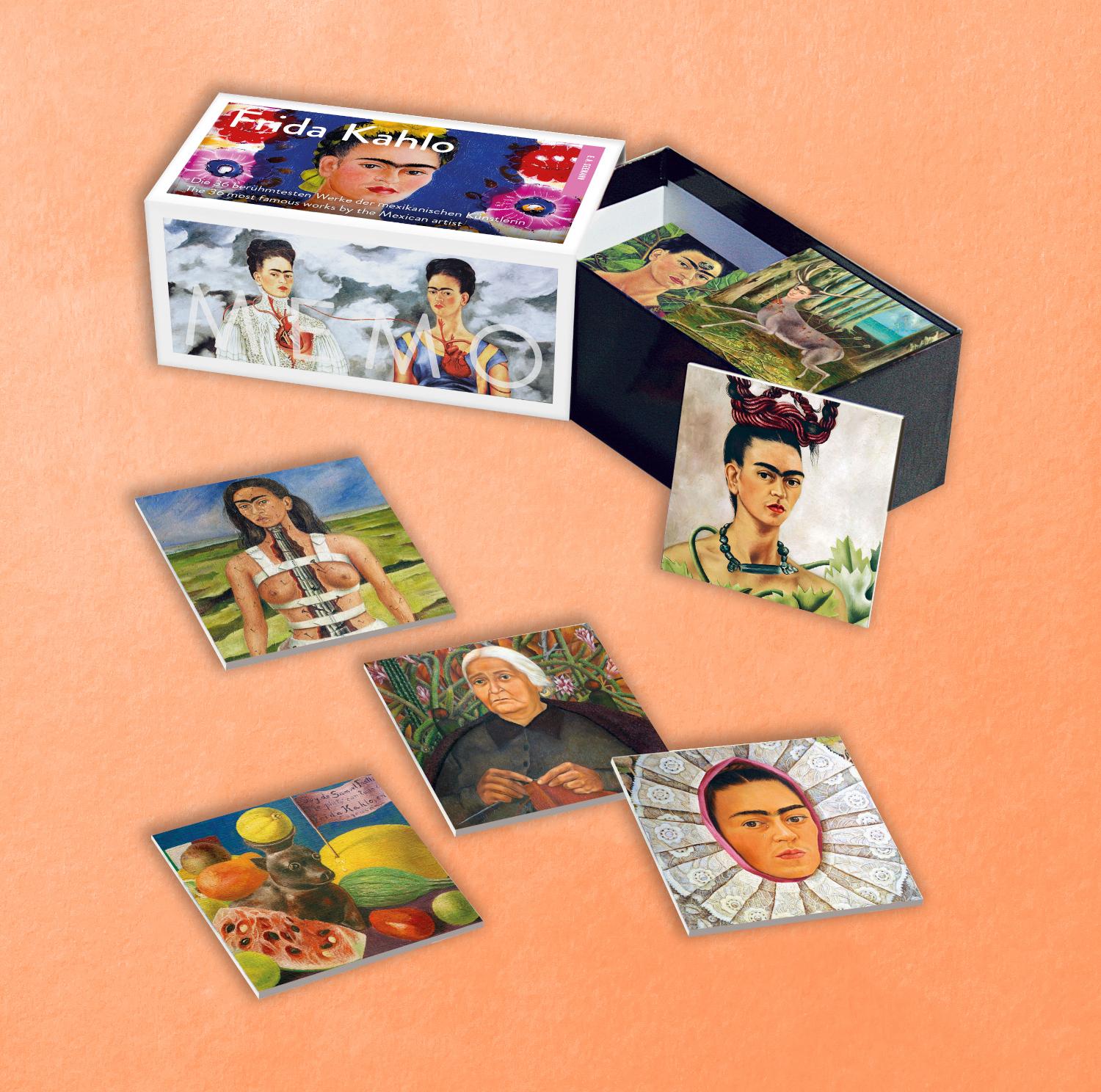 Beispielinhalt (Bild) Frida Kahlo. Memo / Matching Game