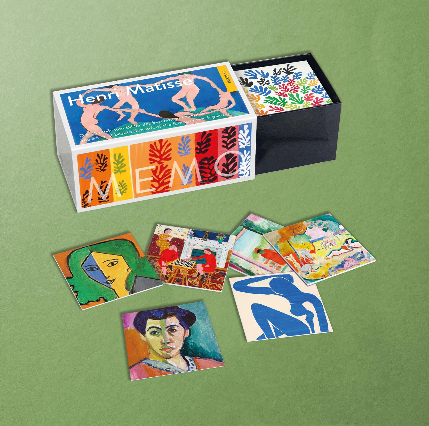 Beispielinhalt (Bild) Henri Matisse. Memo / Matching Game
