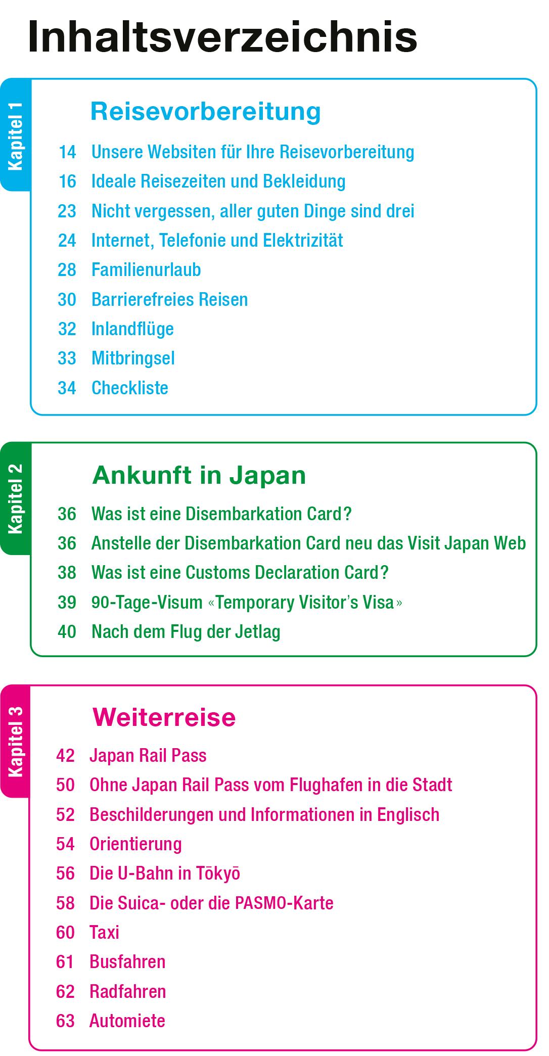 Beispielinhalt (Bild) Reisebereit für Japan?